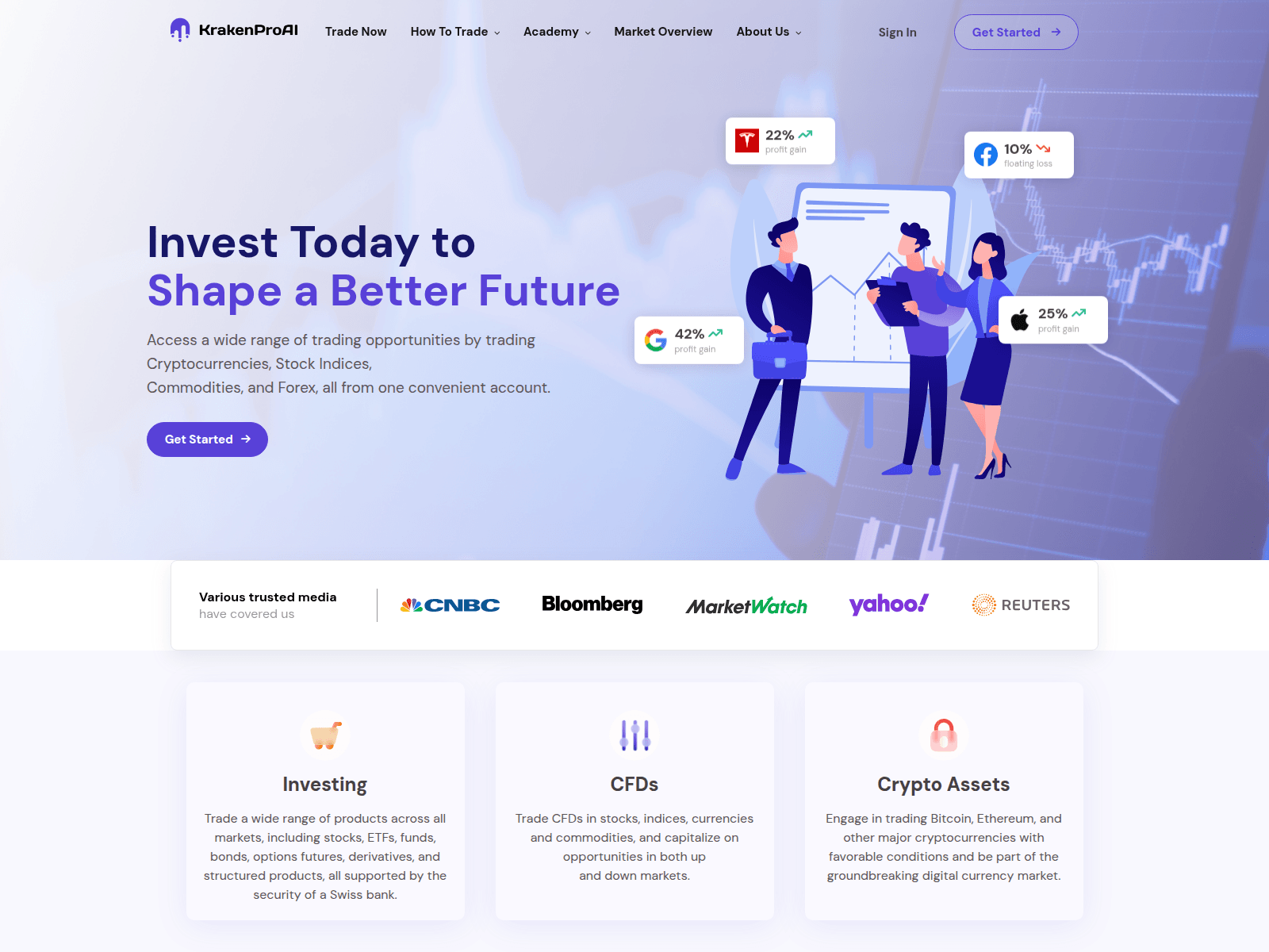 Screenshot of krakenproai.com