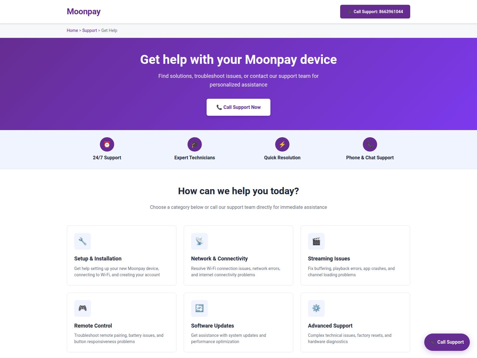 Screenshot of moonpay-help-24-7-support.netlify.app