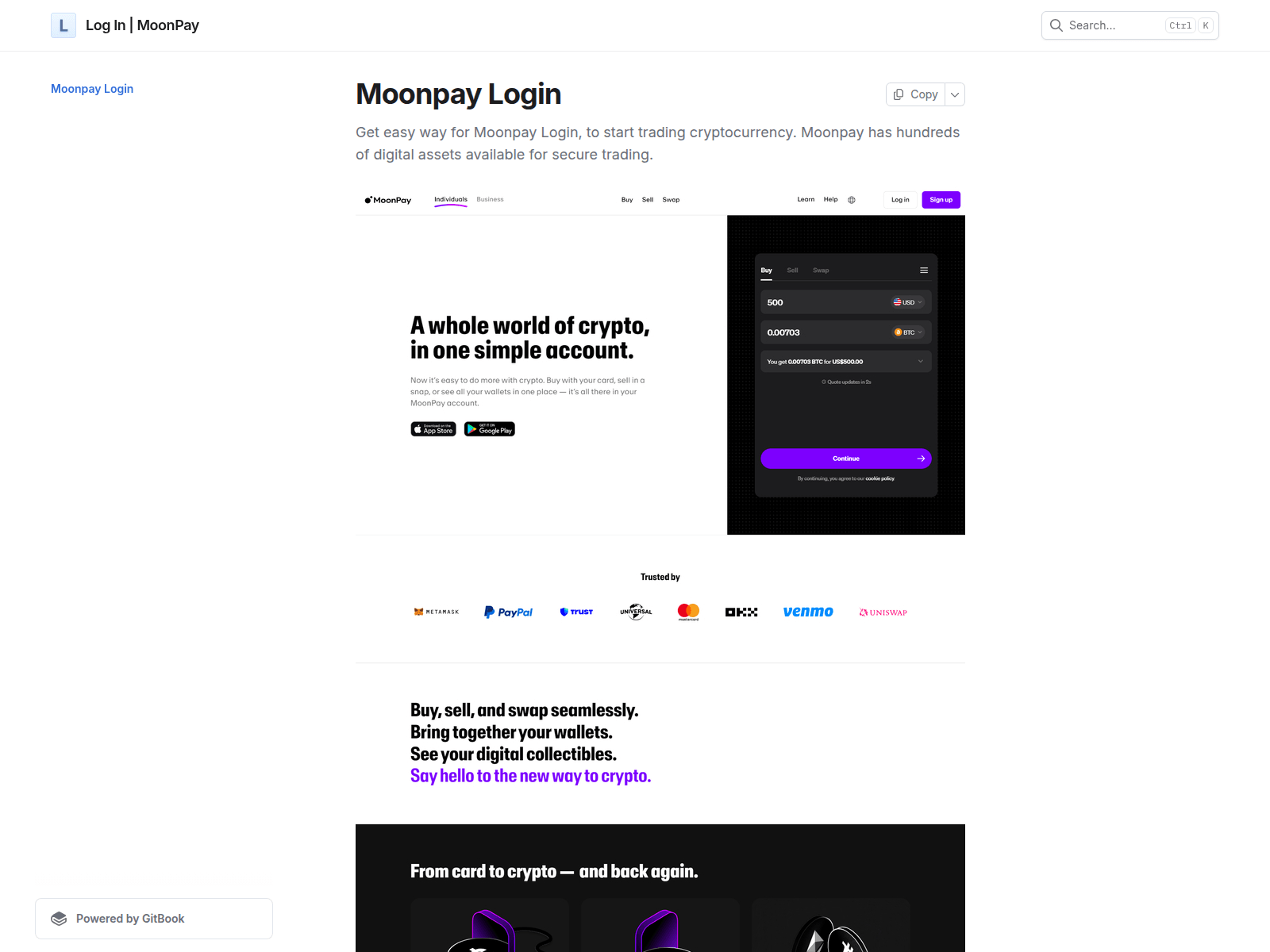 Screenshot of docs-moonpay-secure.gitbook.io