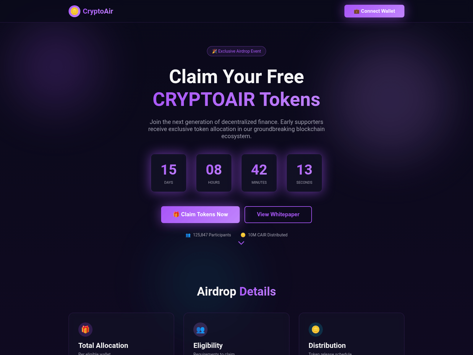 Screenshot of aircrypto.info