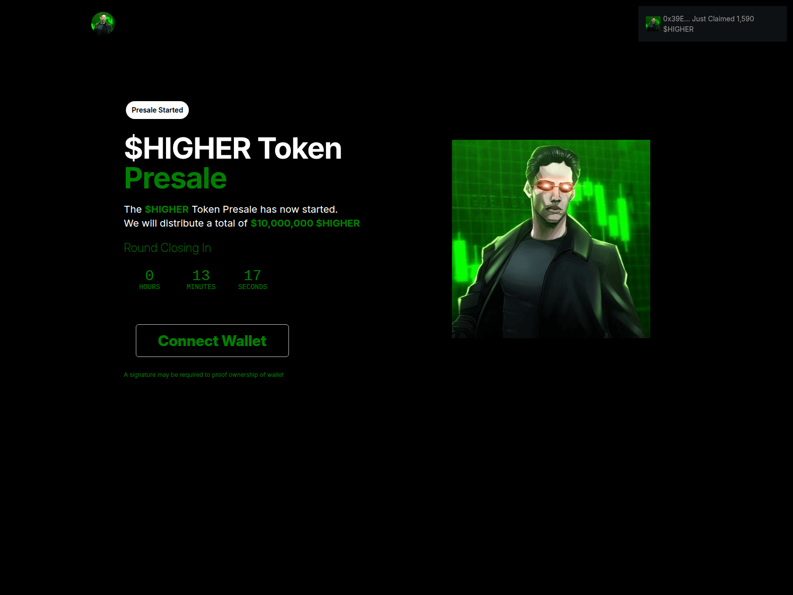 Screenshot of jameswins-allocations.xyz