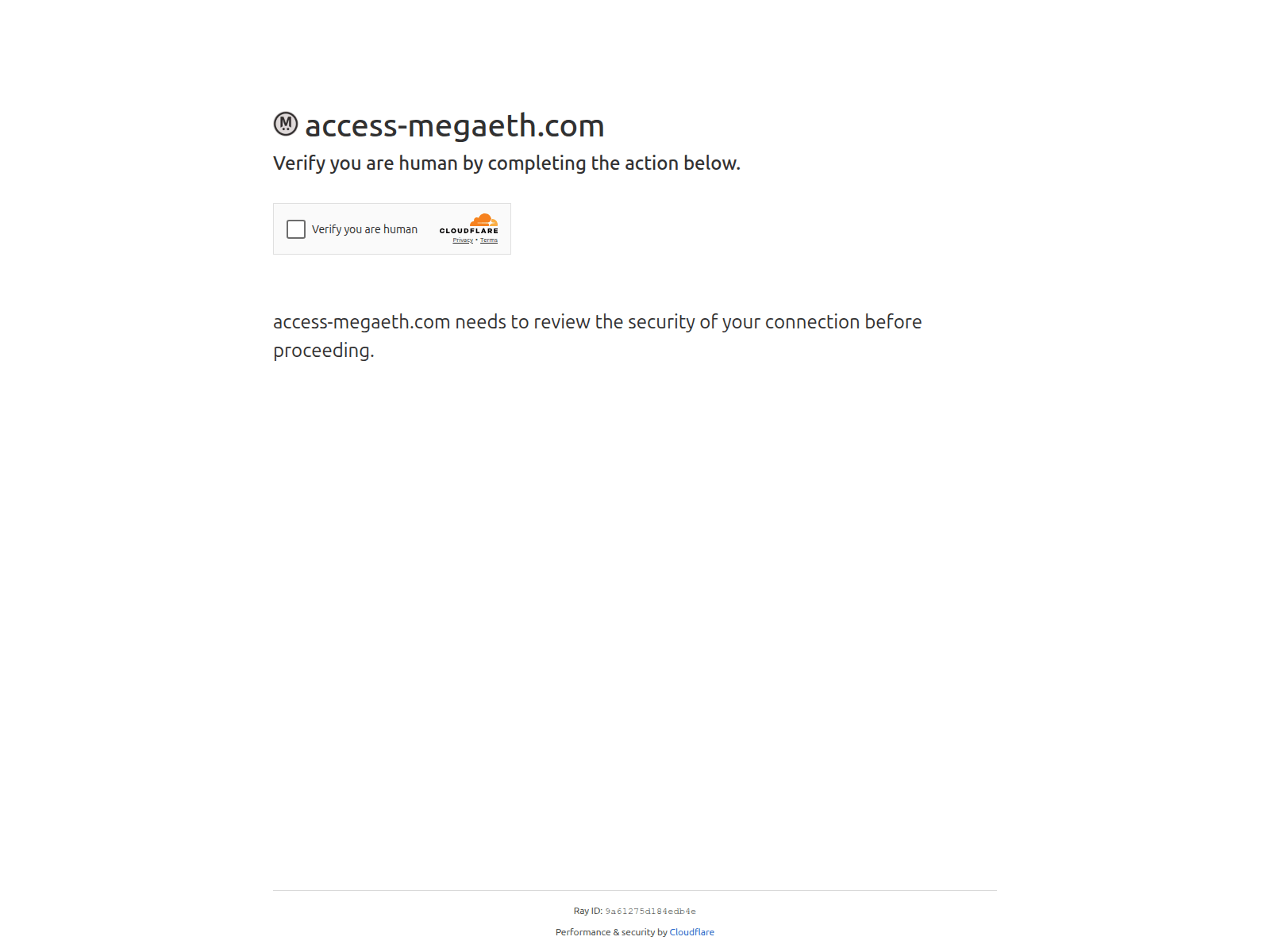 Screenshot of access-megaeth.com