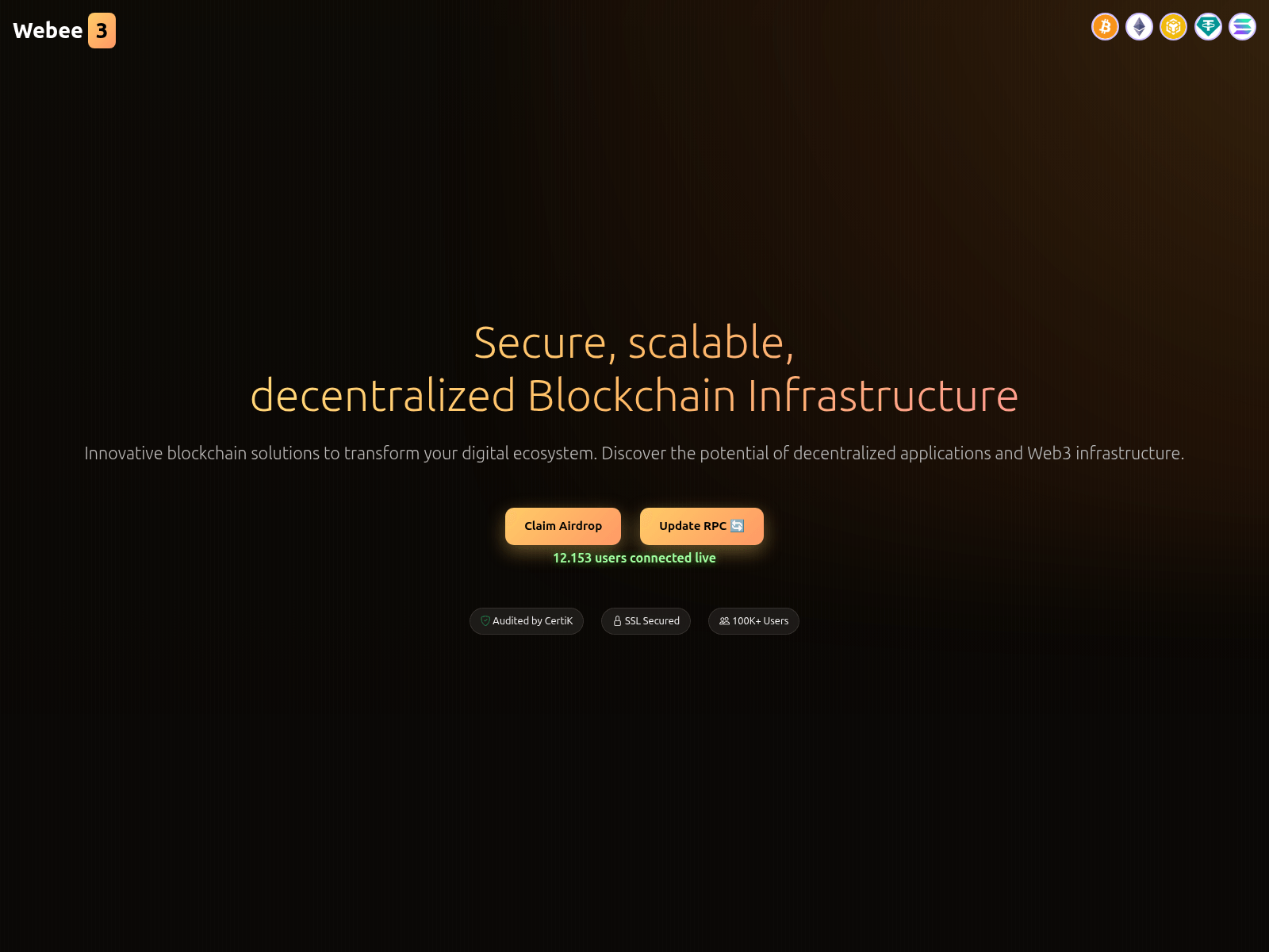 Screenshot of update-rpc.live