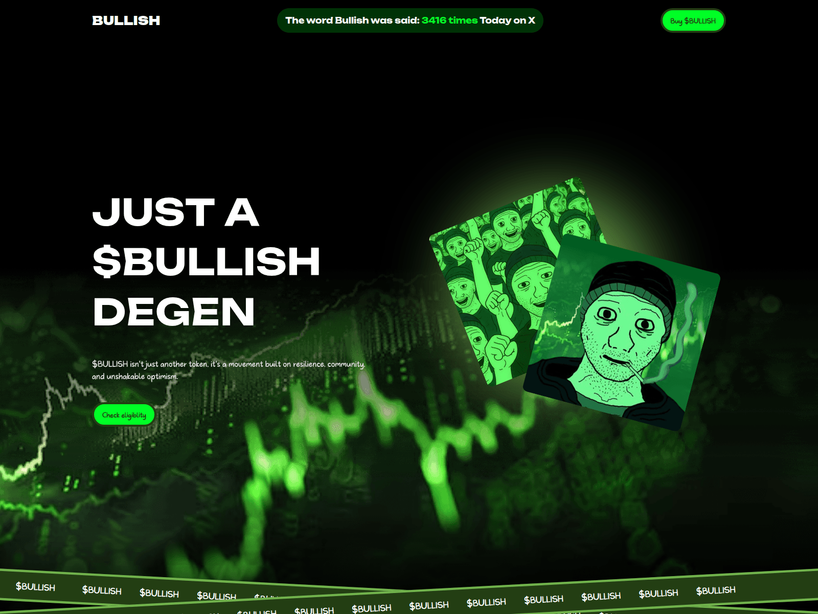 Screenshot of bullishdegensol.net