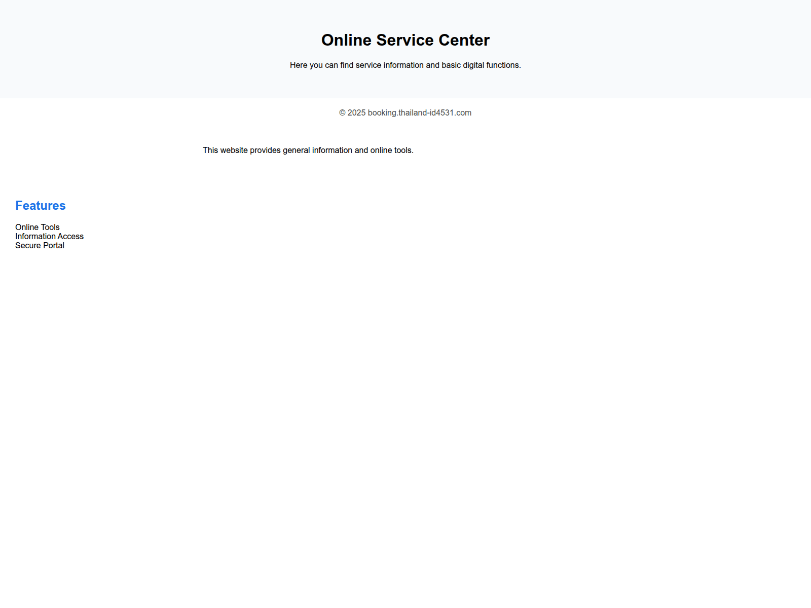 Screenshot of booking.thailand-id4531.com