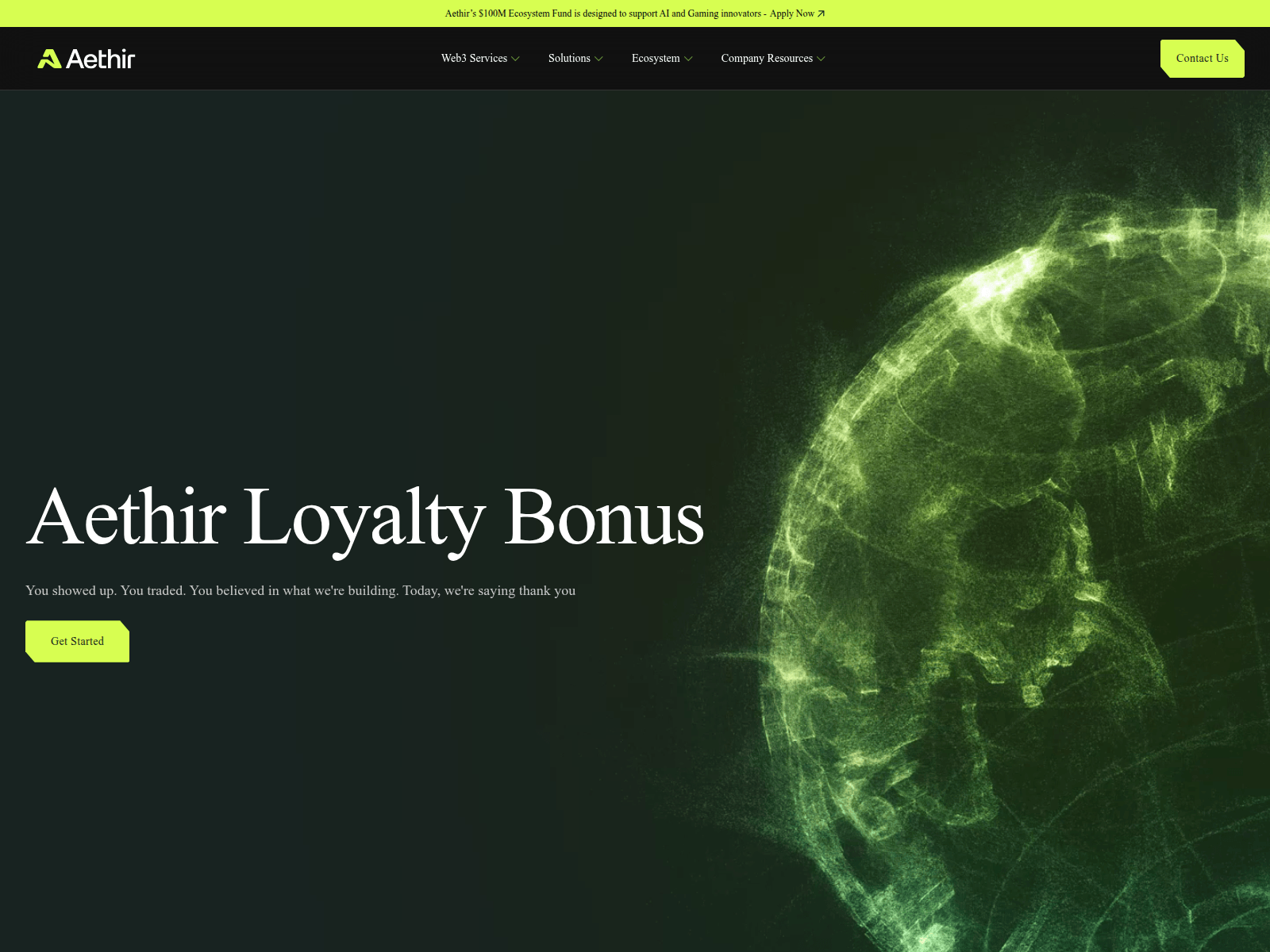 Screenshot of aethirs-bonus.xyz