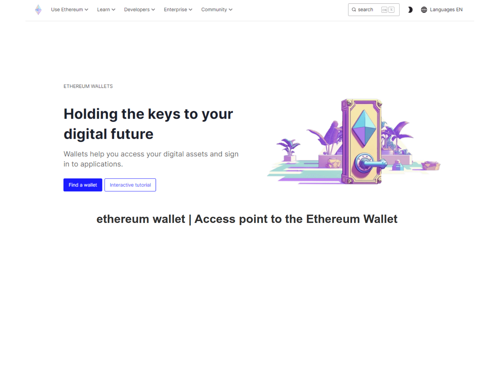Screenshot of etheremwllet.webflow.io