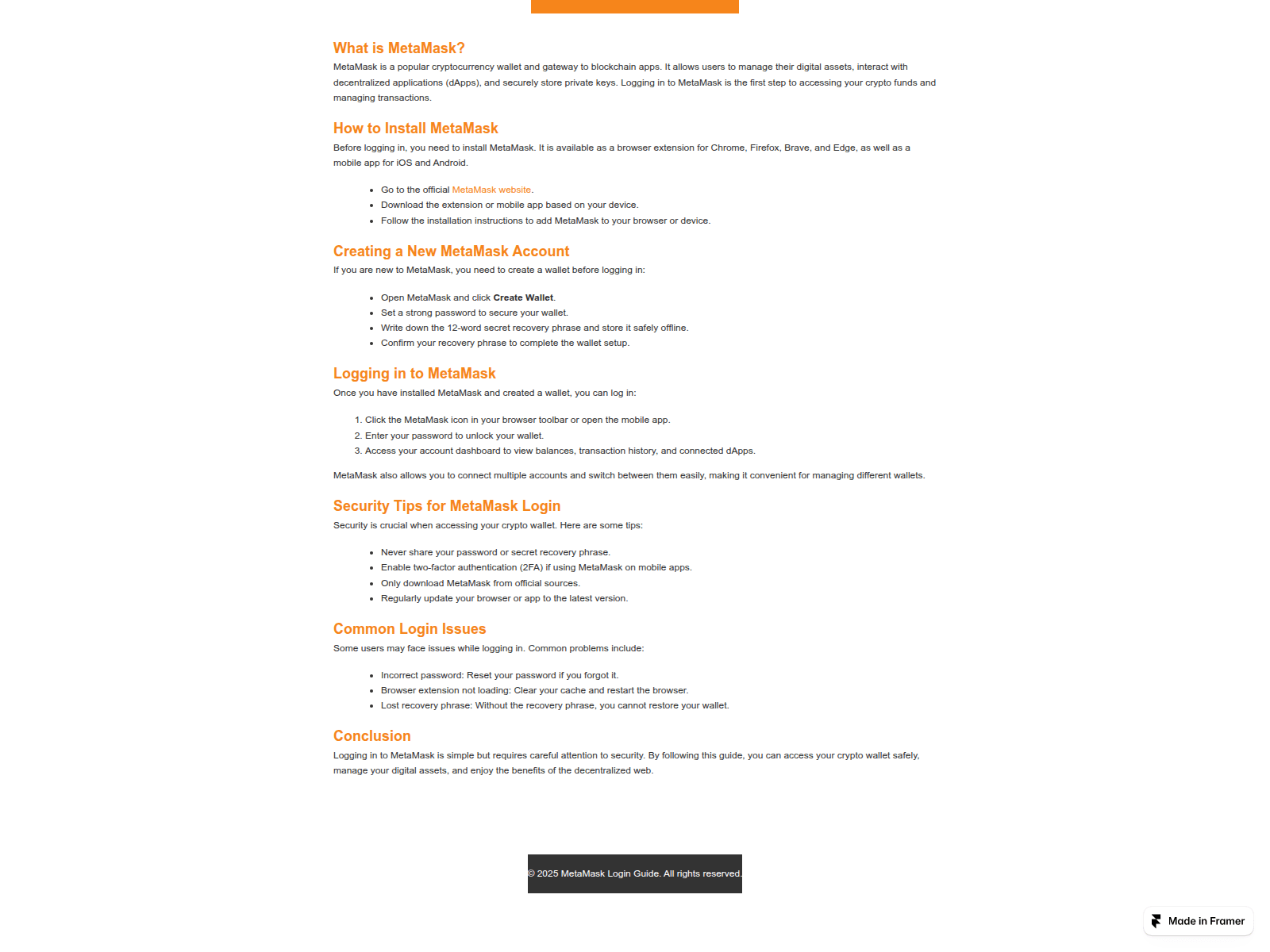 Screenshot of web--metamask-com.framer.website