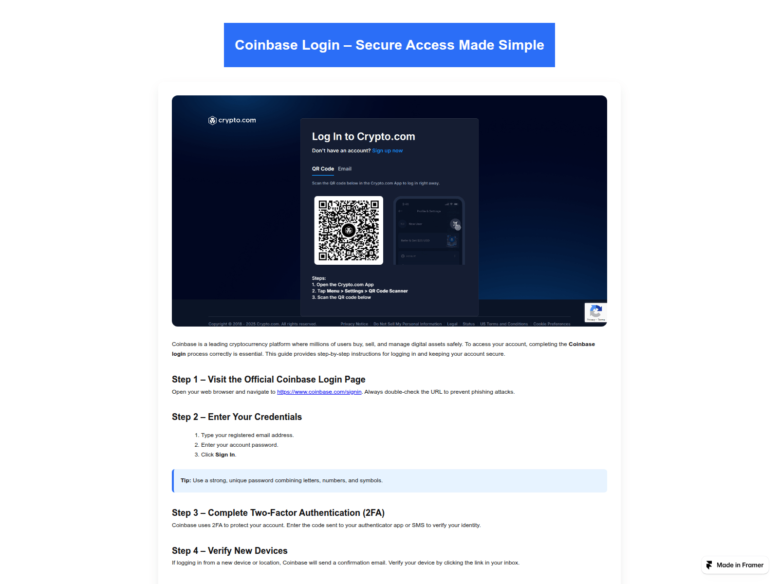 Screenshot of domain-oinbase-home.framer.website