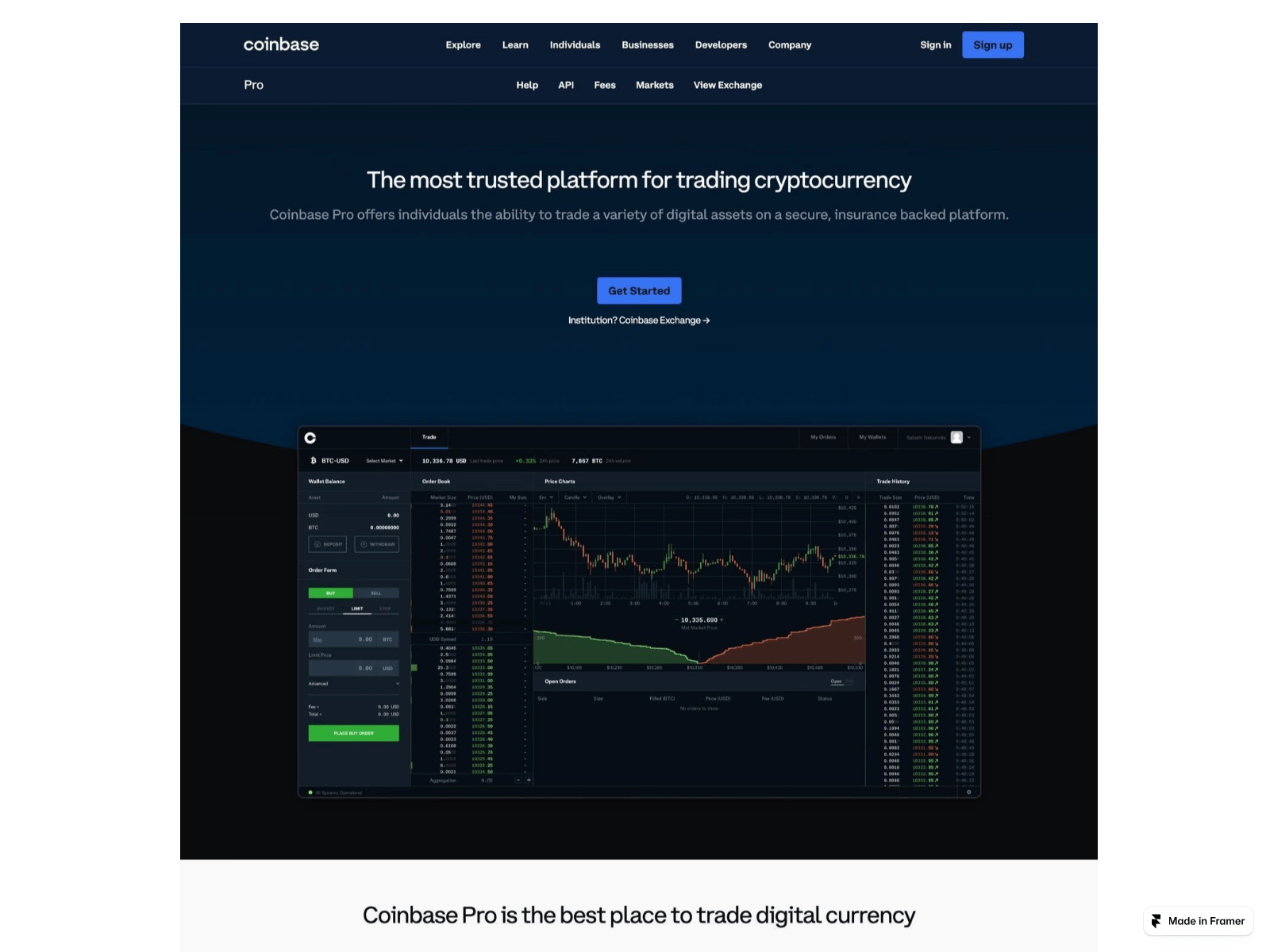 Screenshot of coinhld-helpp.framer.website