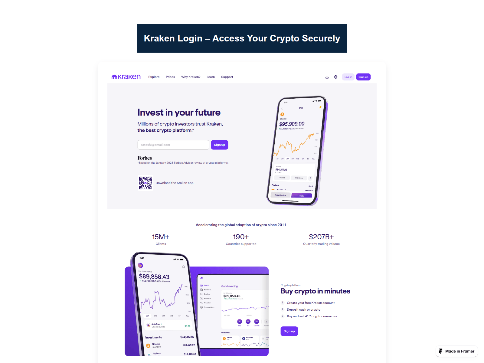 Screenshot of web-kraken-com.framer.website