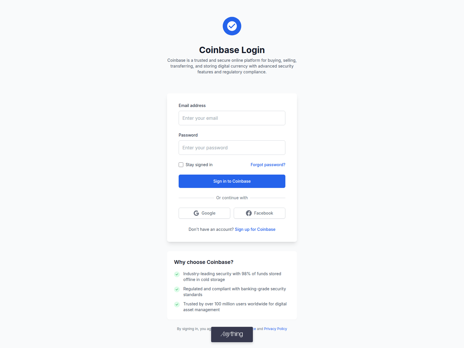 Screenshot of coinbase-login-pages.created.app