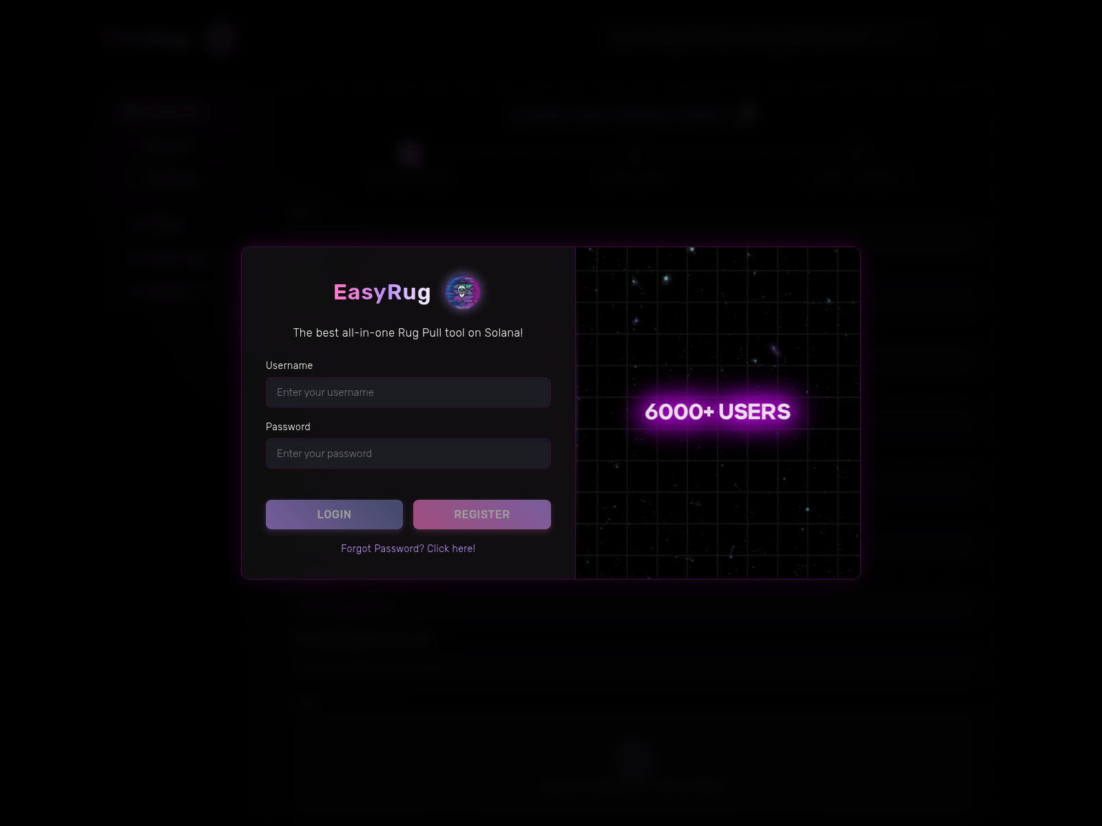 Screenshot of easyrug.vip