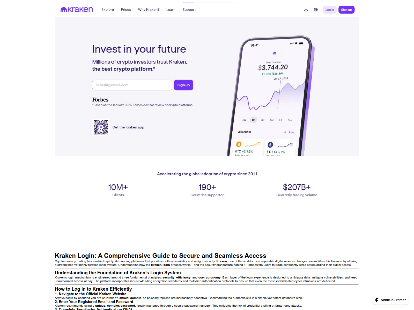 Screenshot of sso-krezan-web.framer.ai
