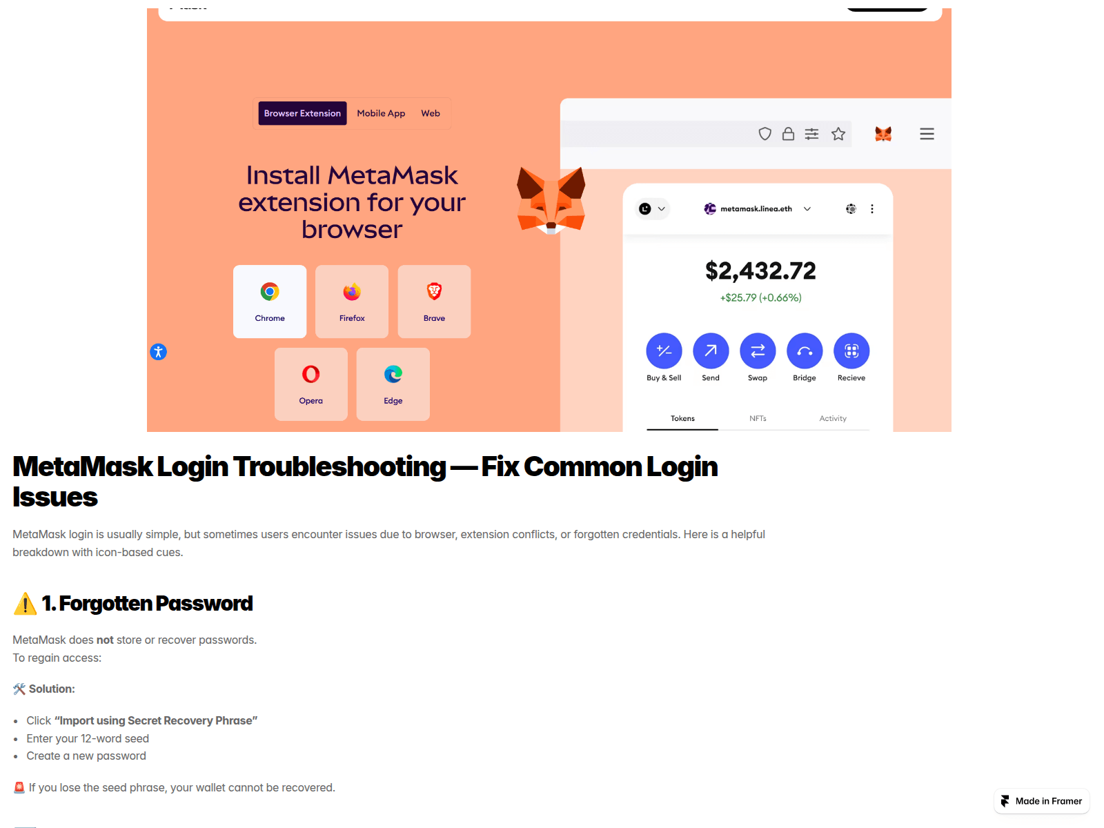 Screenshot of secure-metamask-en.framer.ai