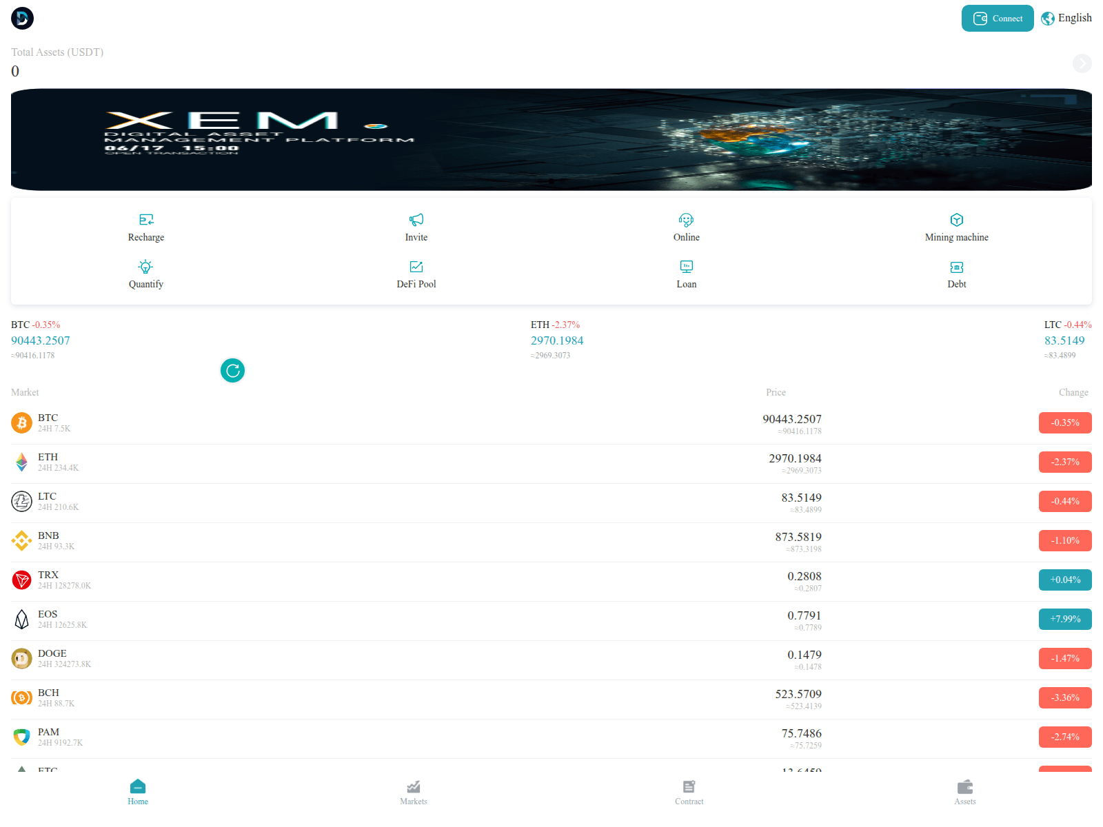 Screenshot of dexweb3-defi.one