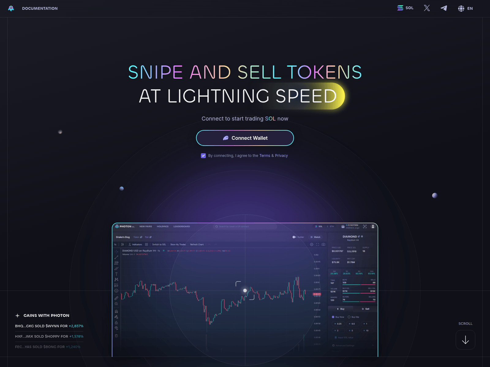 Screenshot of speedtrade.icu