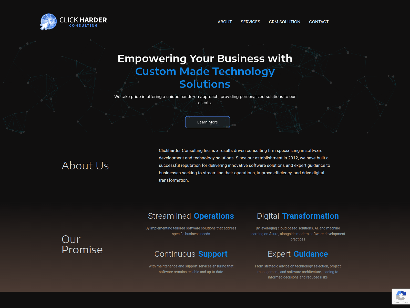 Screenshot of clickharder.ca