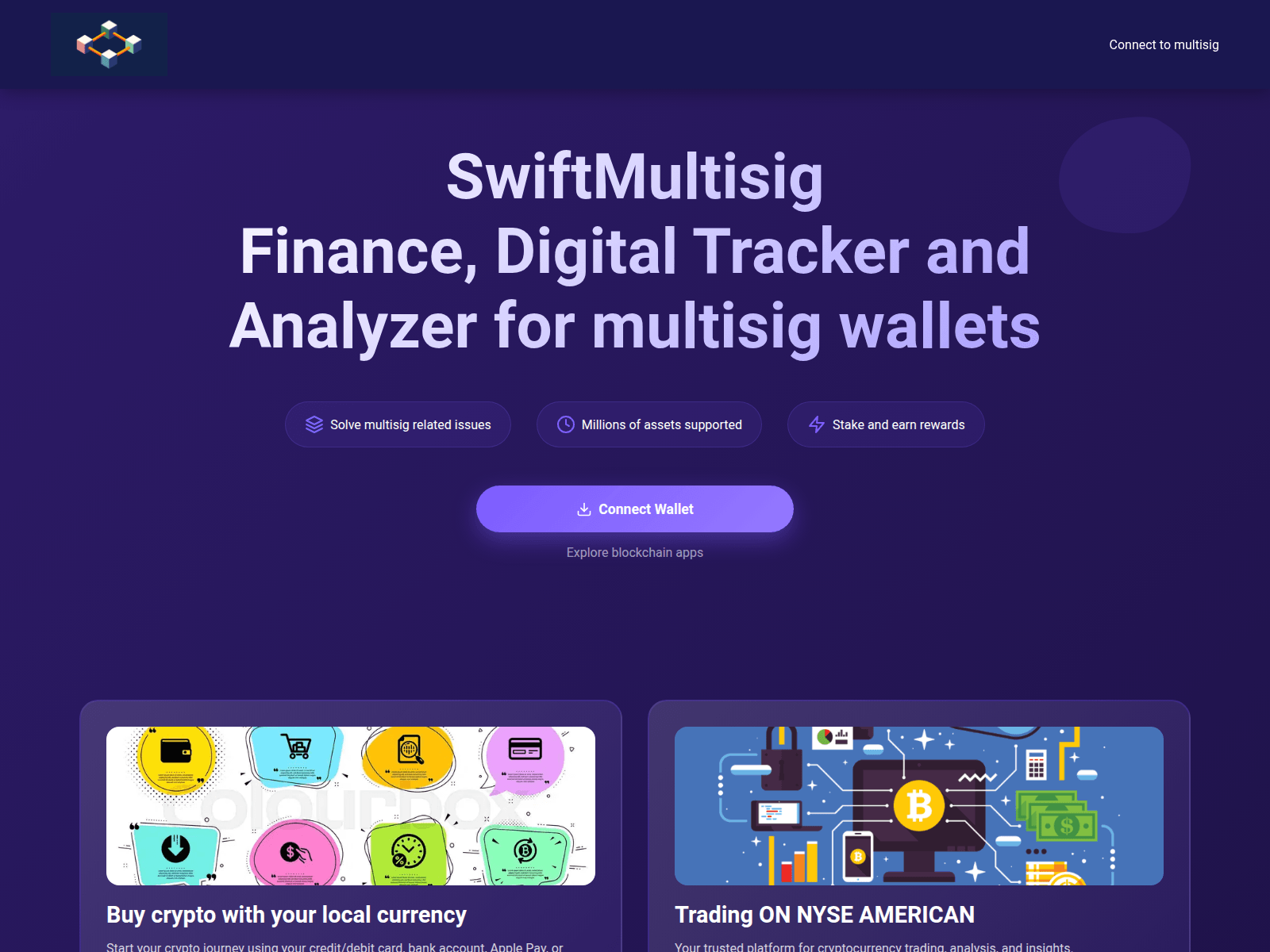 Screenshot of swiftmultisig.xyz