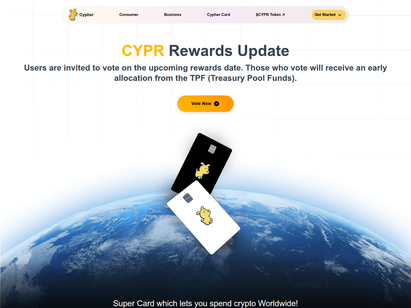 Screenshot of vote-cyphershq.xyz