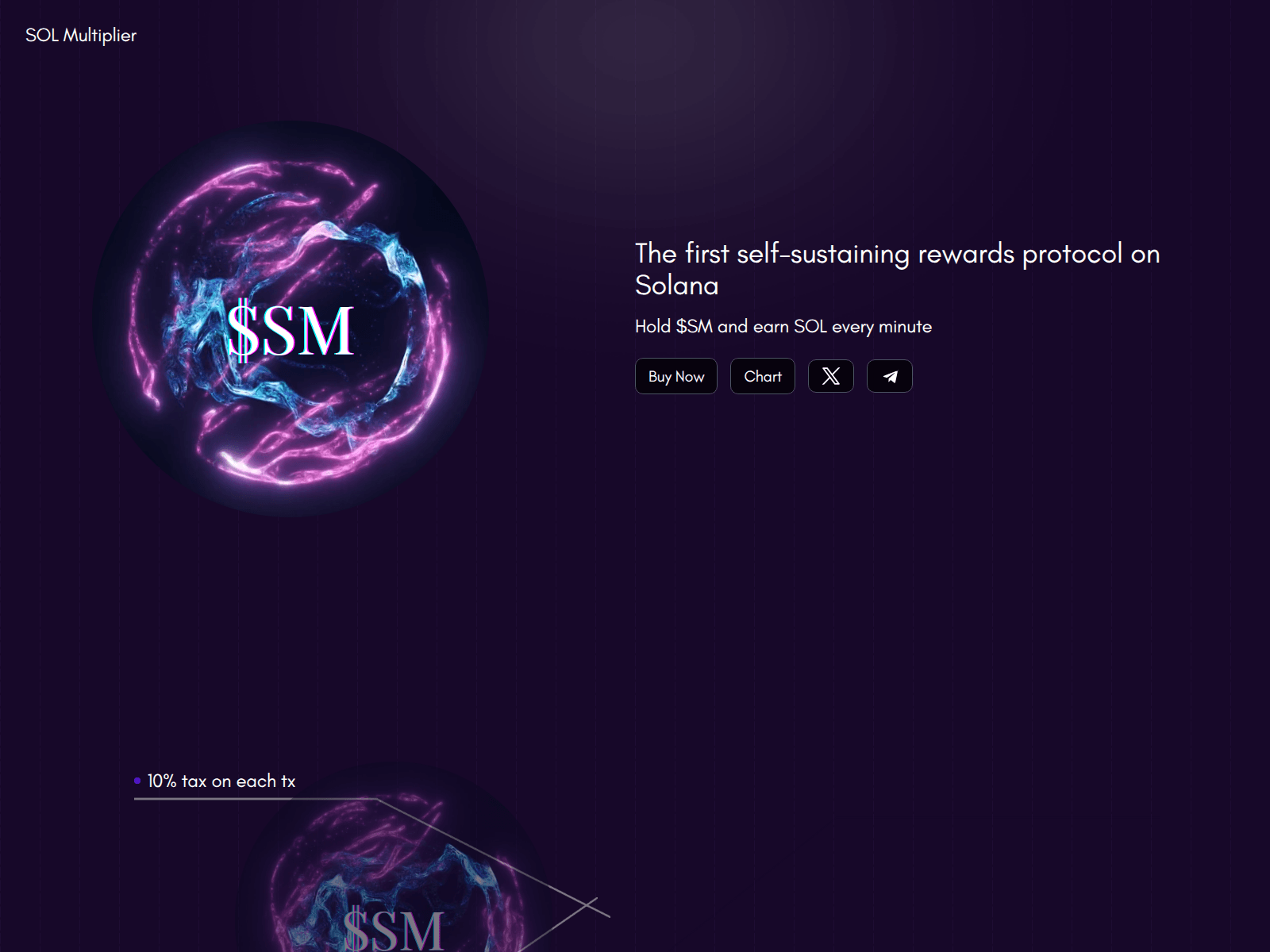 Screenshot of solmultiplier.com