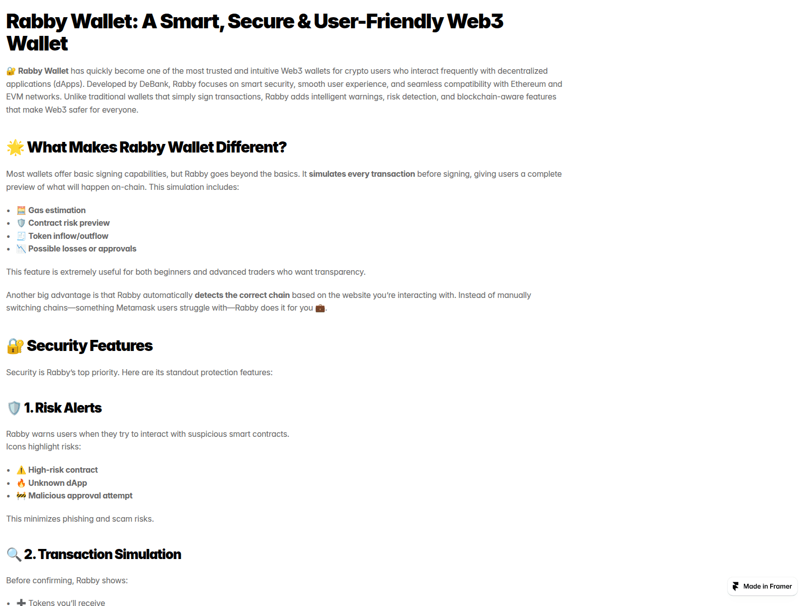 Screenshot of rabby-io.framer.media