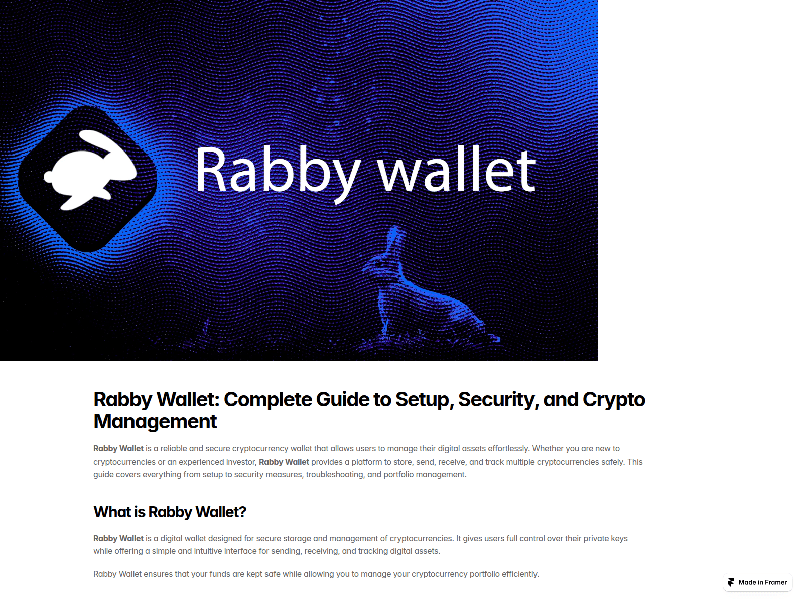 Screenshot of wallet-rabby-hlp.framer.media