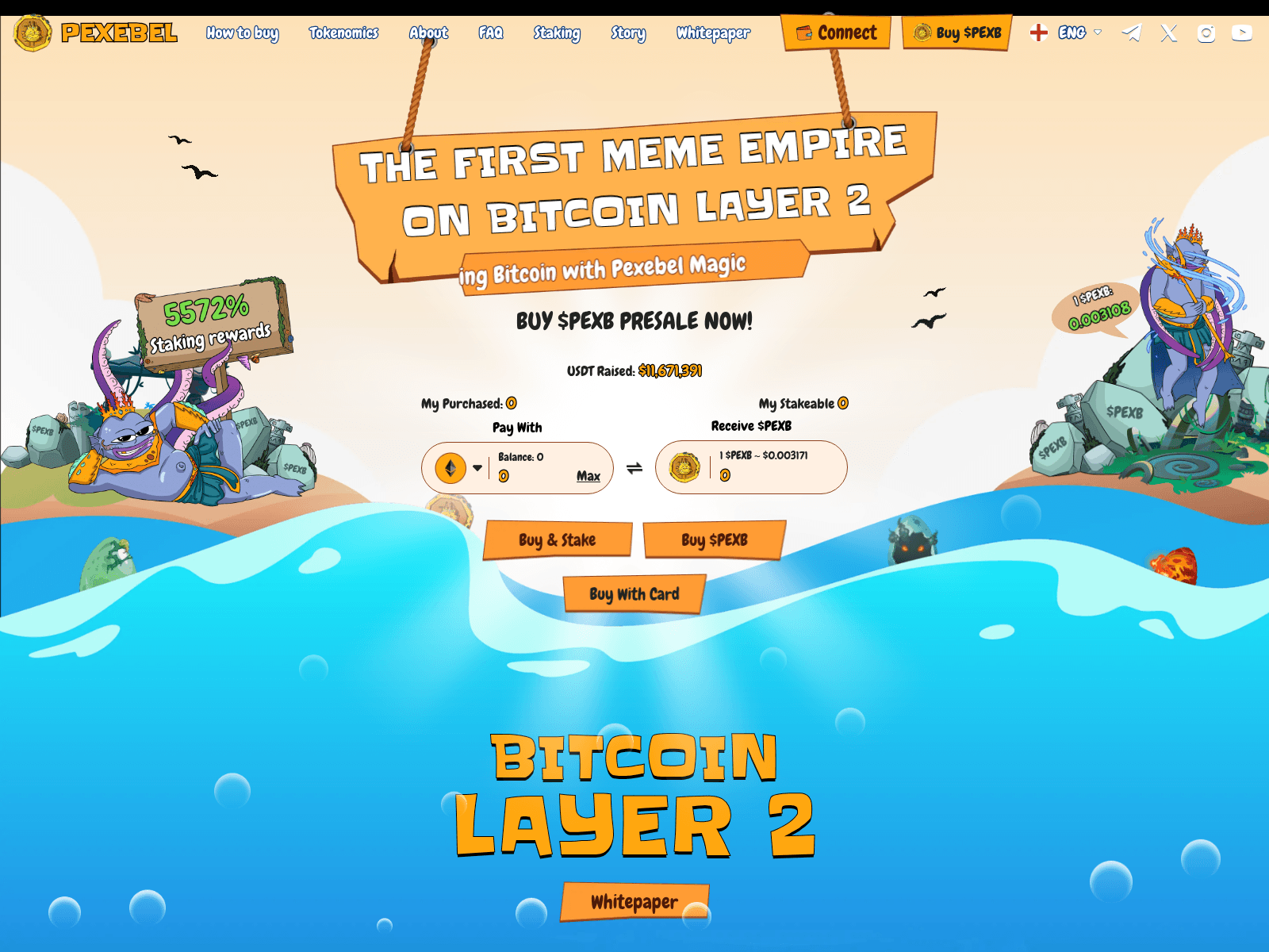 Screenshot of pexebel.us