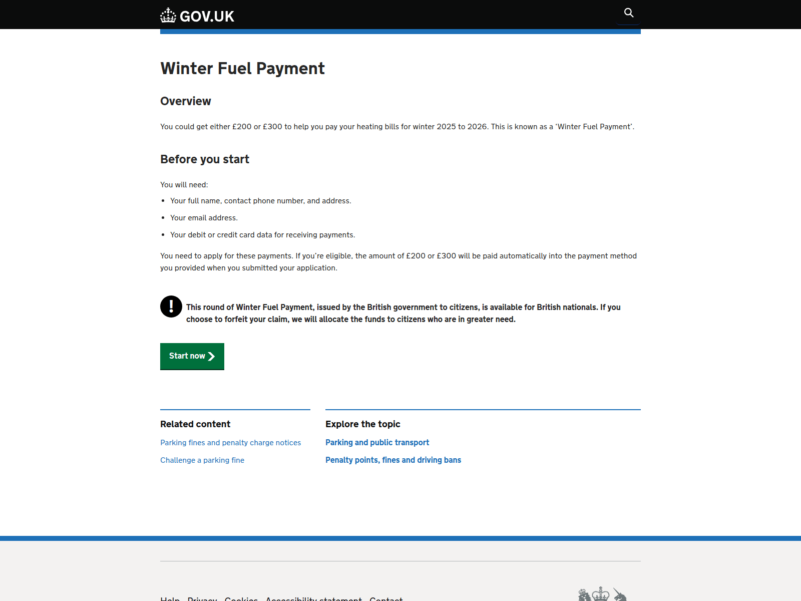 Screenshot of gov.subsidy-winters.cyou