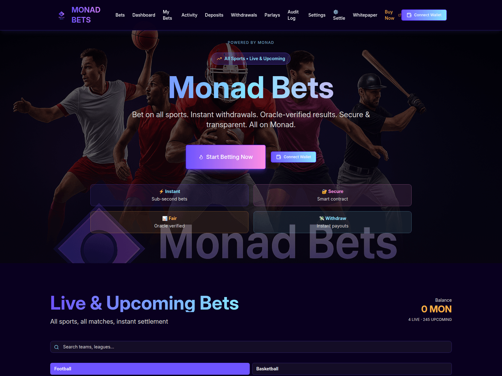 Screenshot of monadbets.live