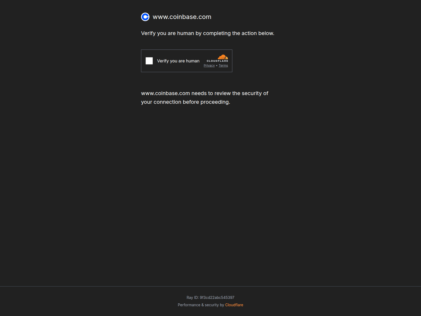 Screenshot of privacywallet-coinbase.com