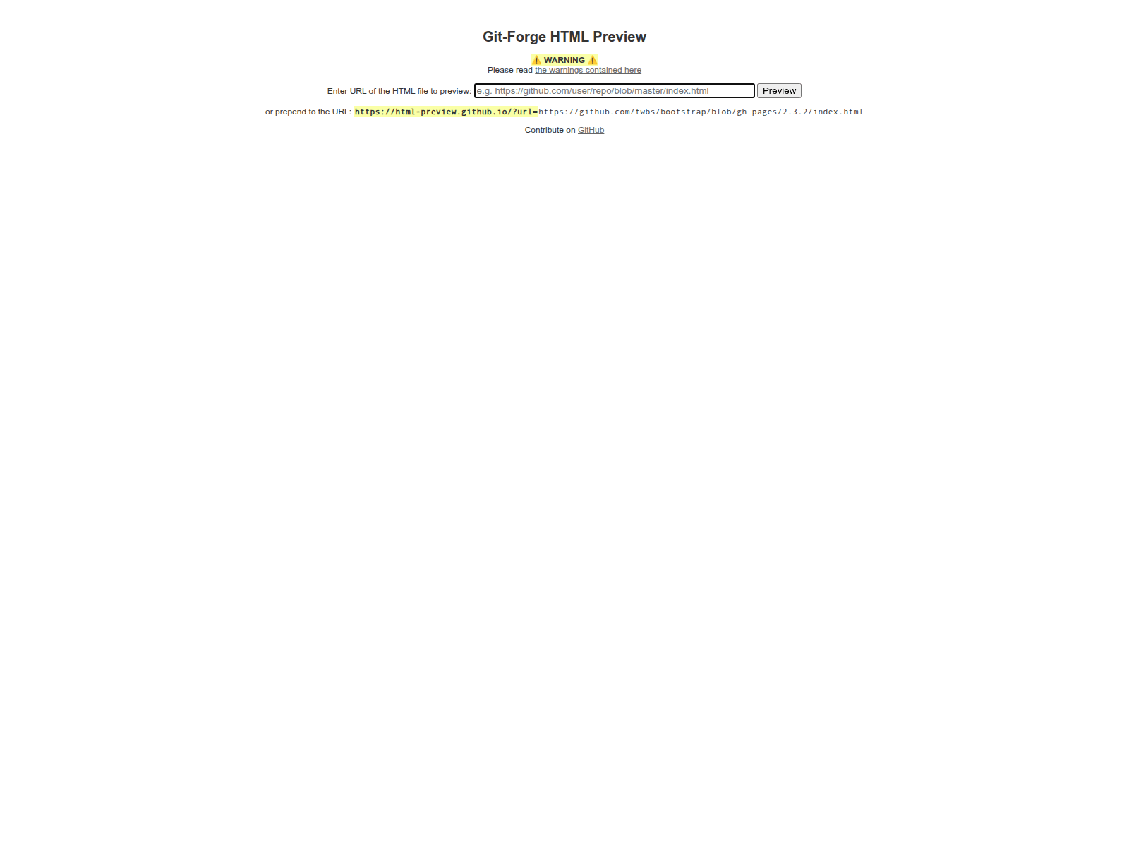Screenshot of html-preview.github.io