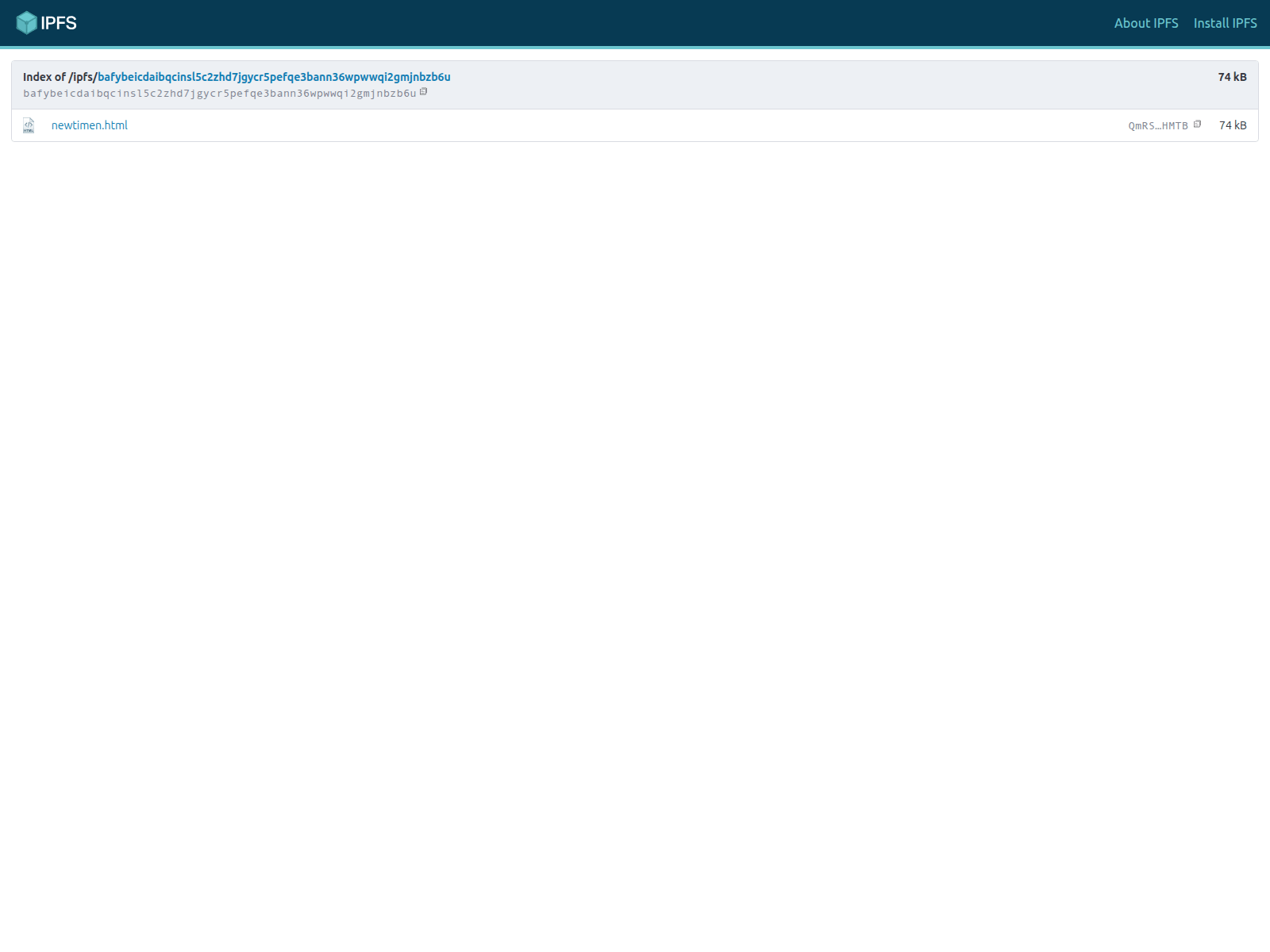Screenshot of bafybeicdaibqcinsl5c2zhd7jgycr5pefqe3bann36wpwwqi2gmjnbzb6u.ipfs.dweb.link