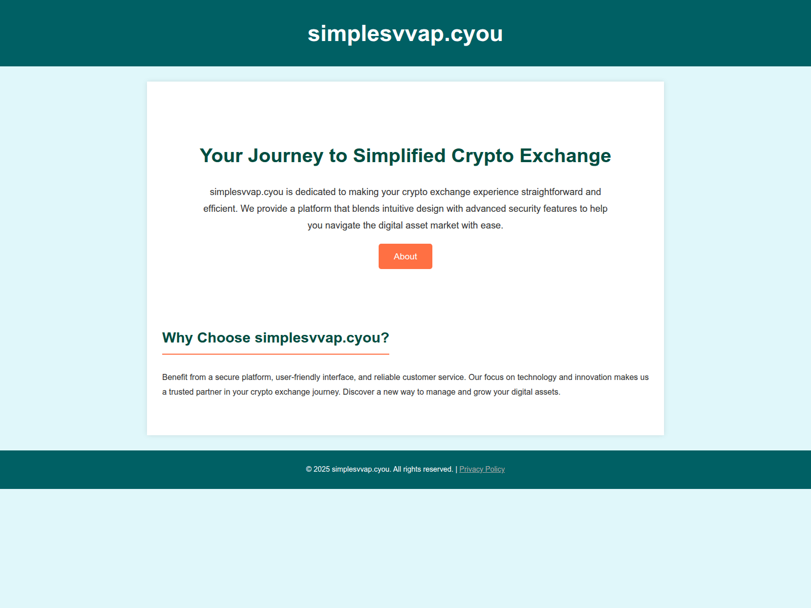 Screenshot of simplesvvap.cyou