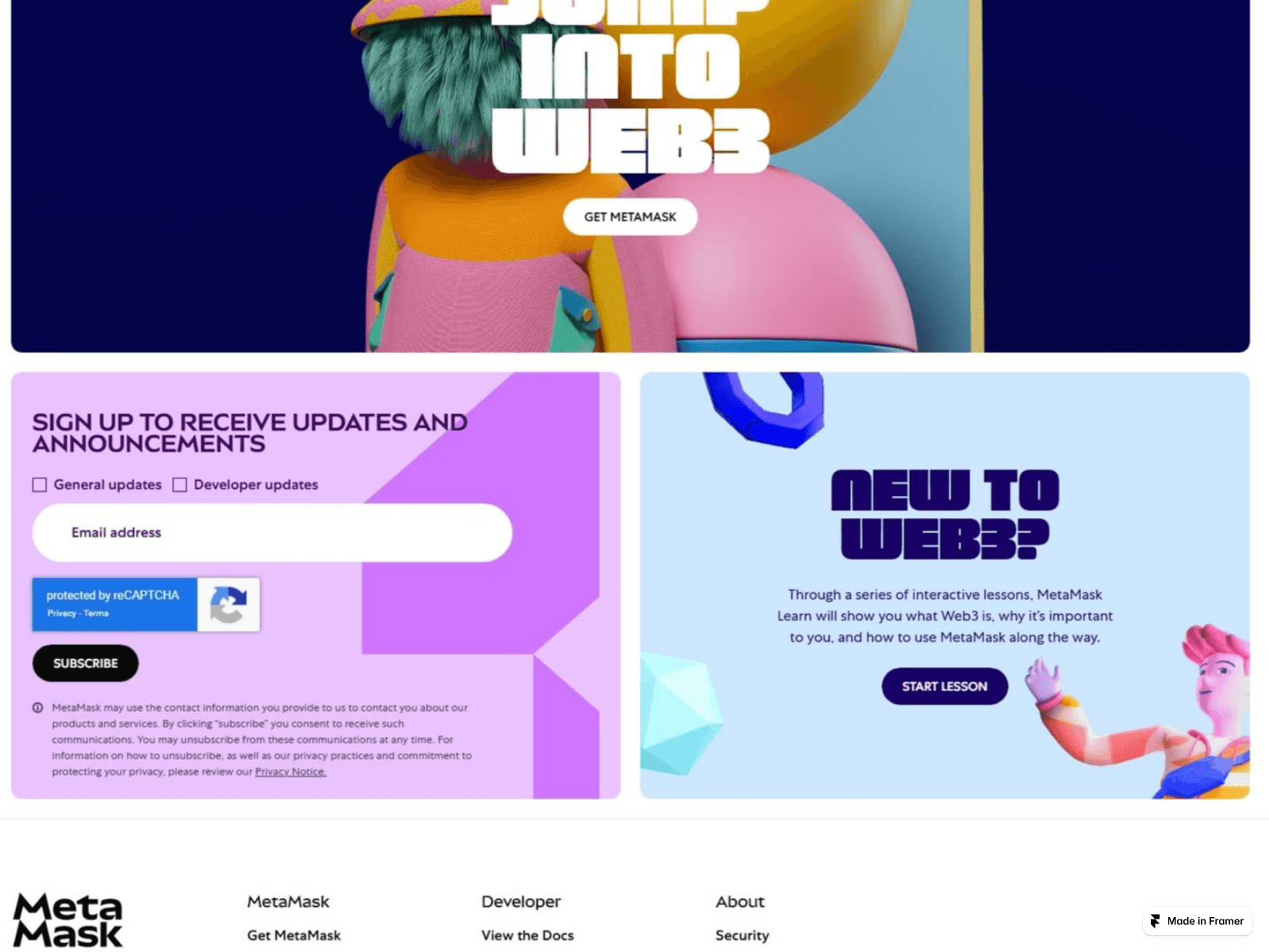 Screenshot of digital-metmask-apps.framer.ai