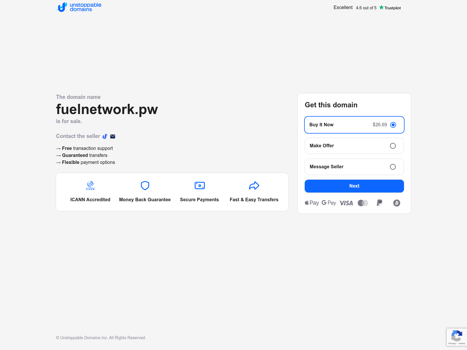 Screenshot of fuelnetwork.pw