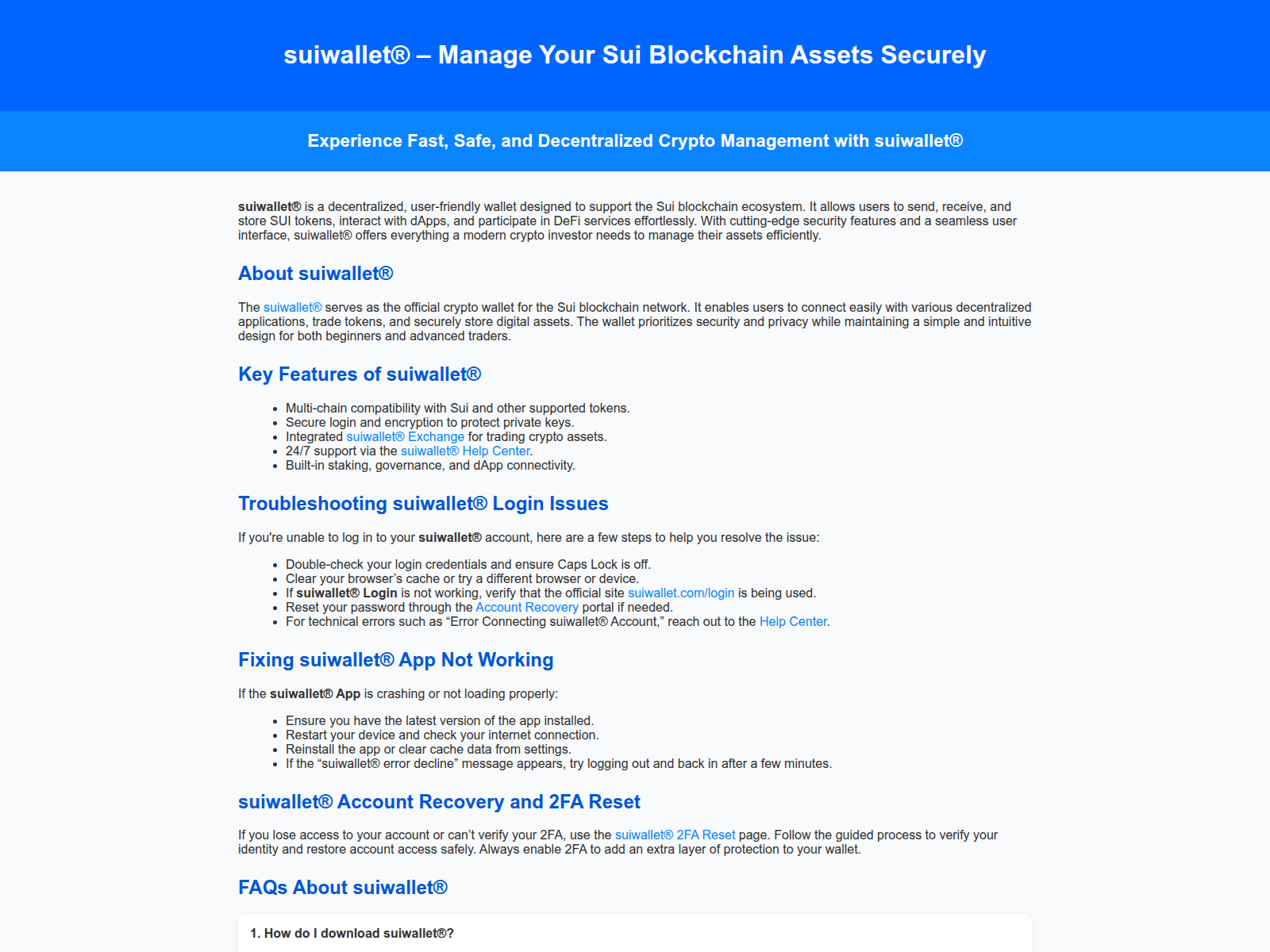 Screenshot of access-sui-wallet-us.pages.dev