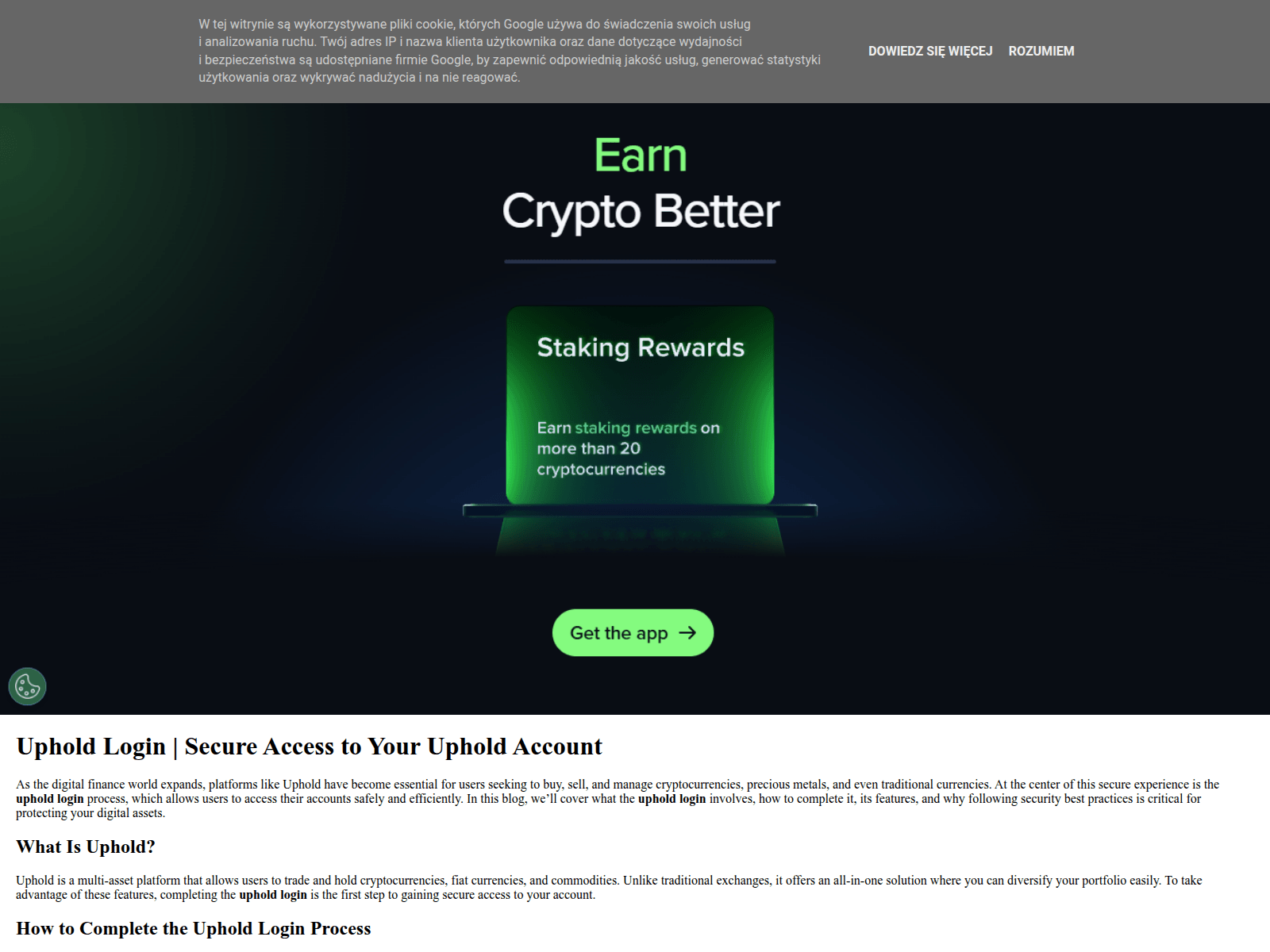 Screenshot of uphold-loogin.blogspot.cz