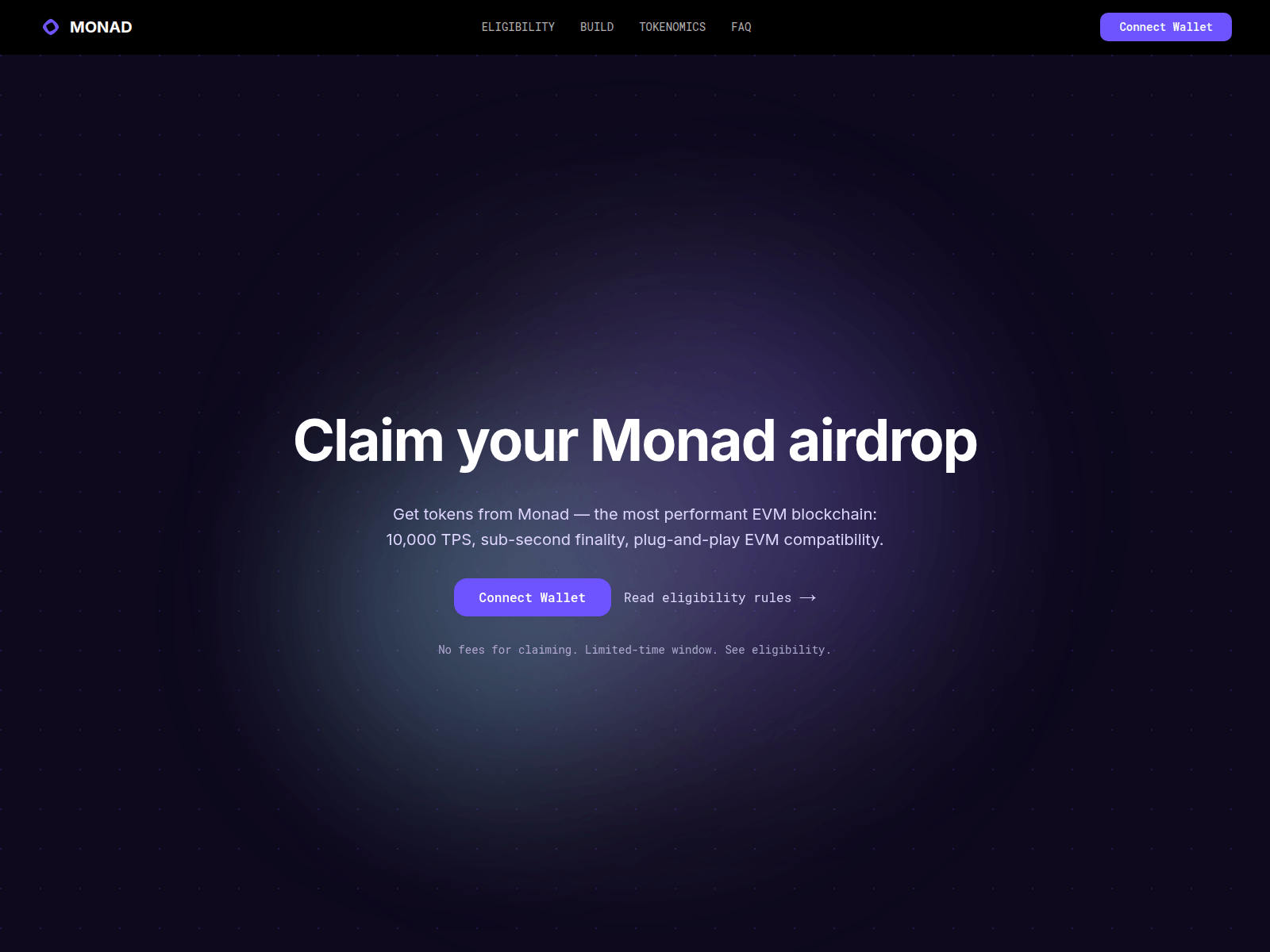 Screenshot of claim-monad.click