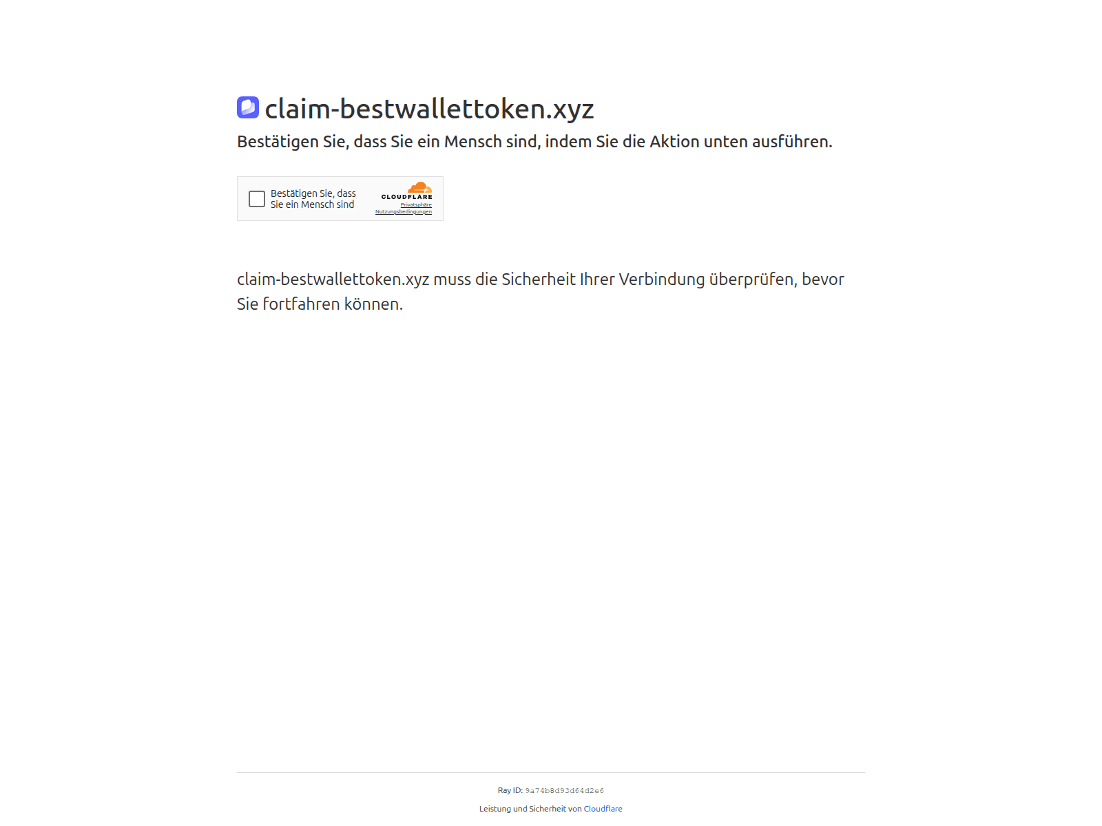 Screenshot of claim-bestwallettoken.xyz