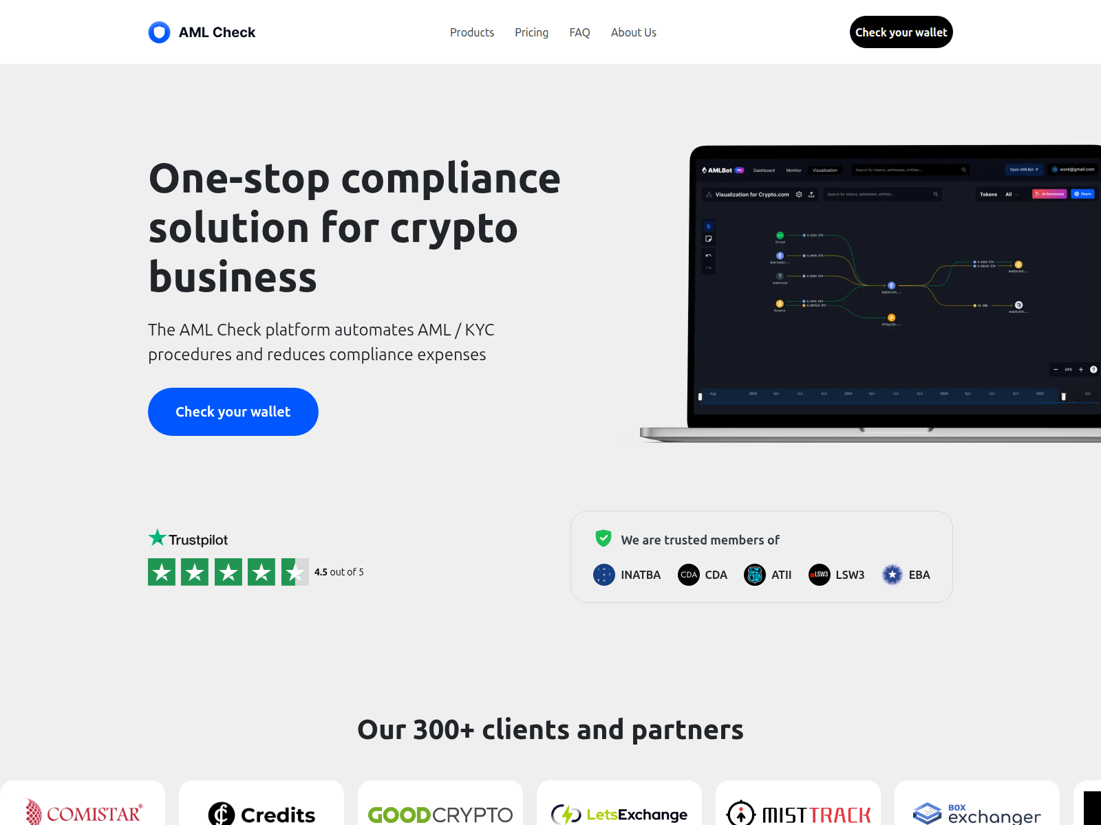 Screenshot of aml-system.site