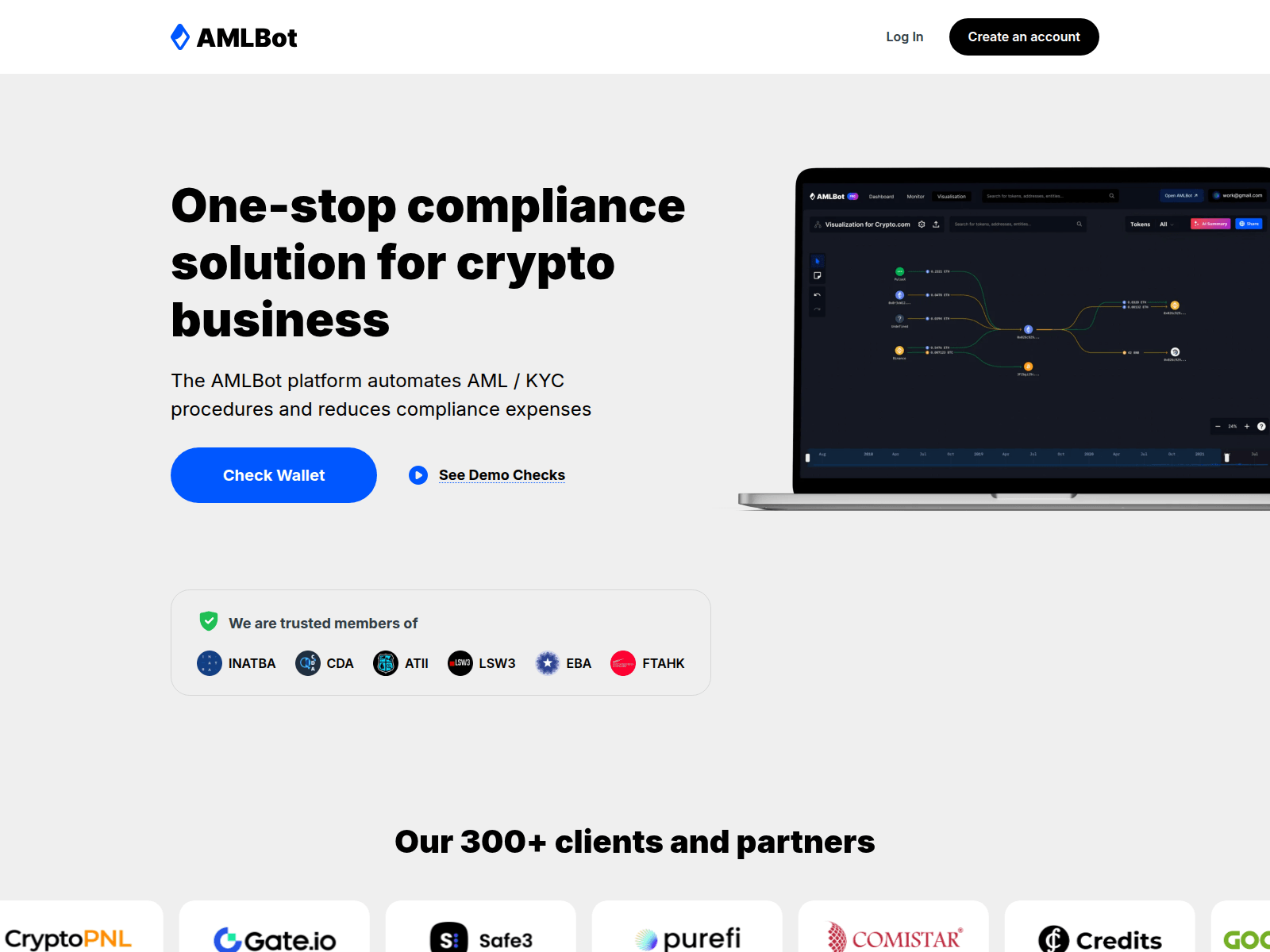 Screenshot of amltronbot.click