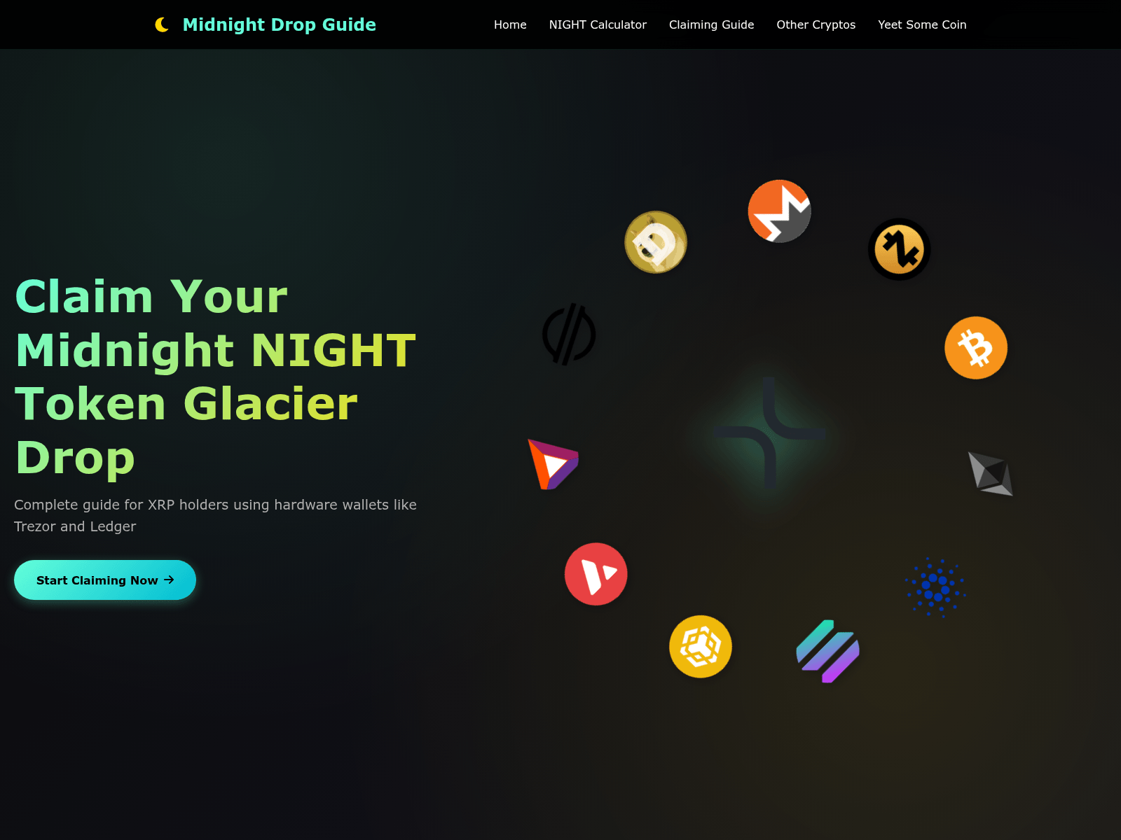 Screenshot of claimmidnight.com