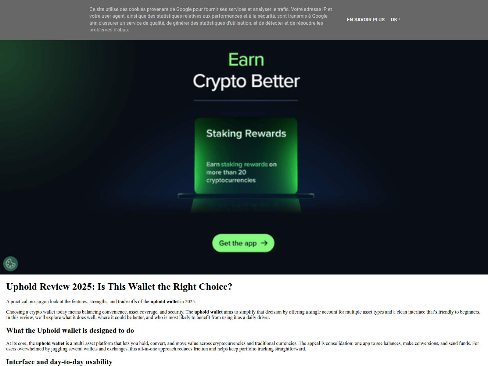 Screenshot of uphold-walleett.blogspot.fr