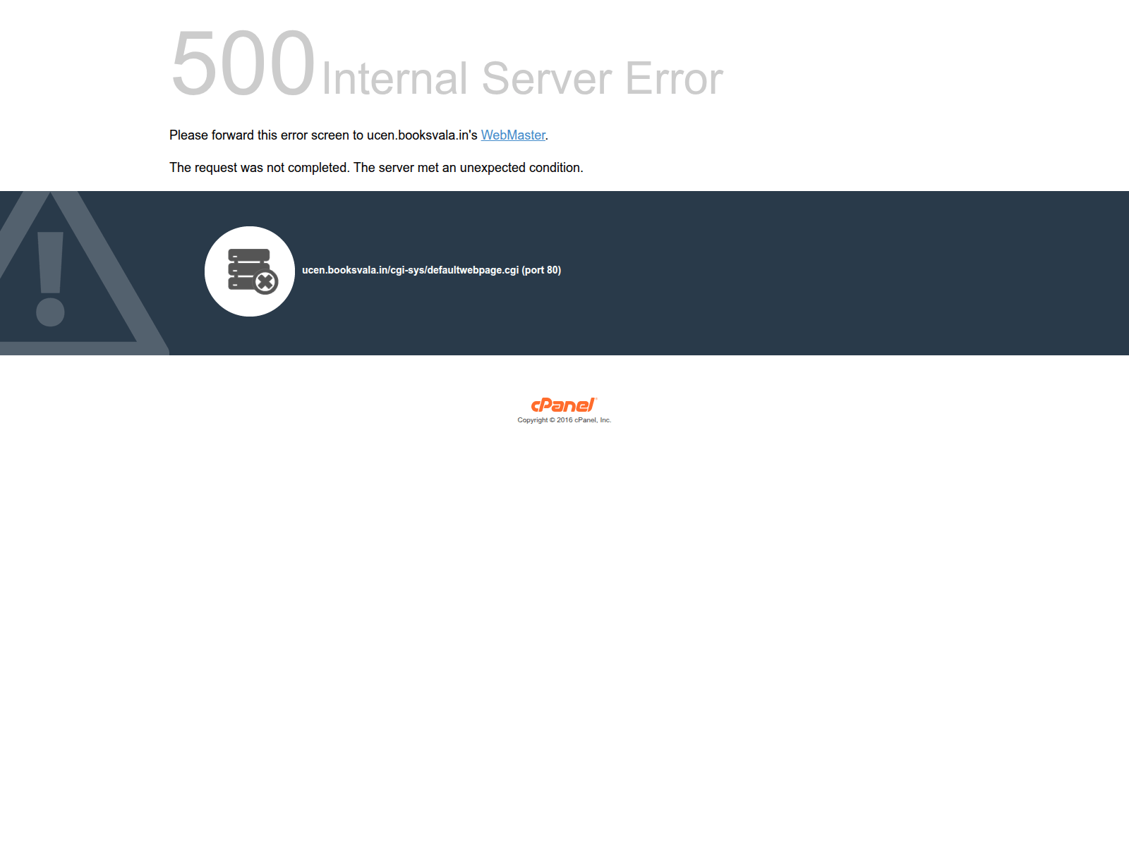 Screenshot of ucen.booksvala.in