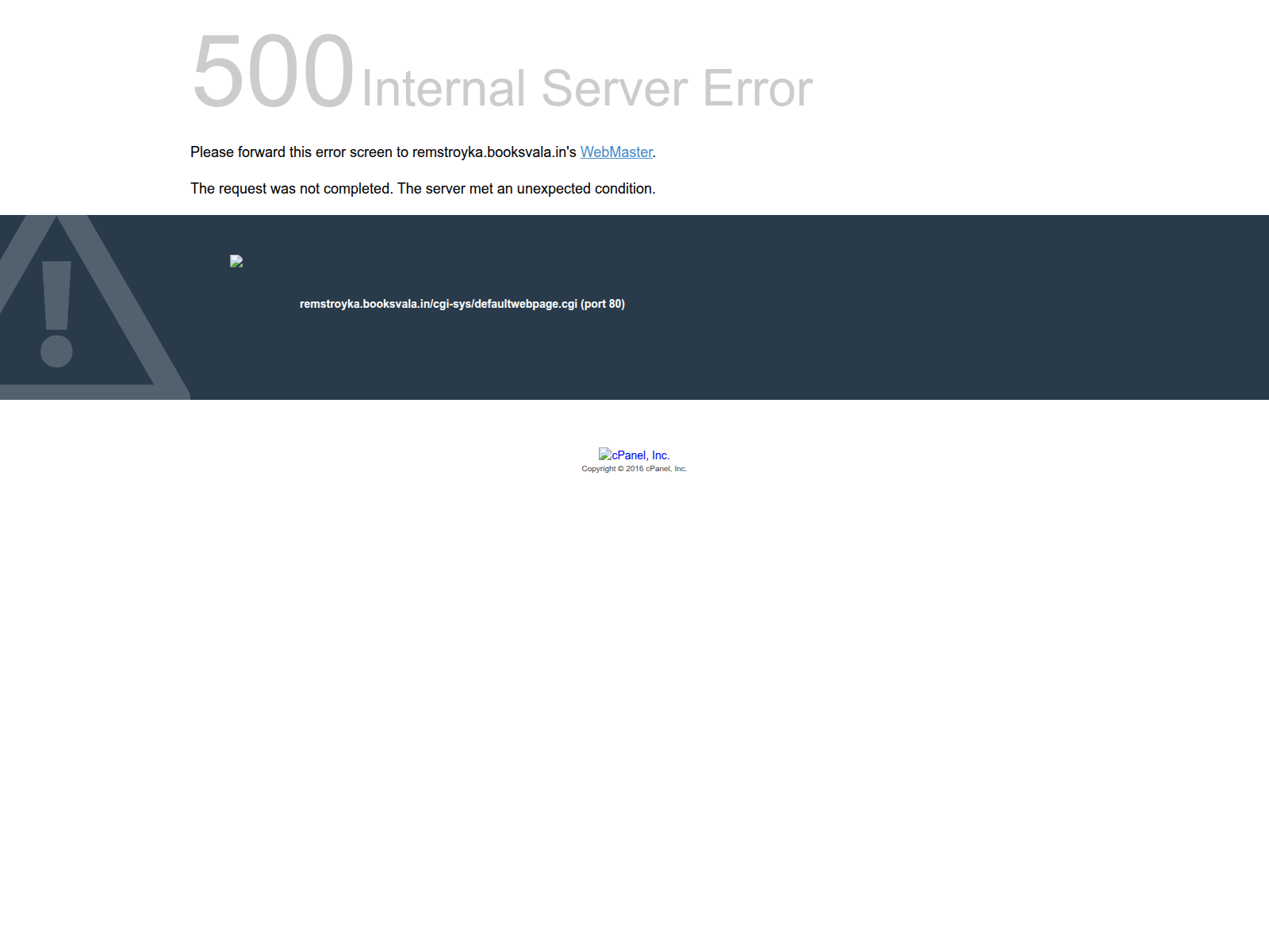 Screenshot of remstroyka.booksvala.in