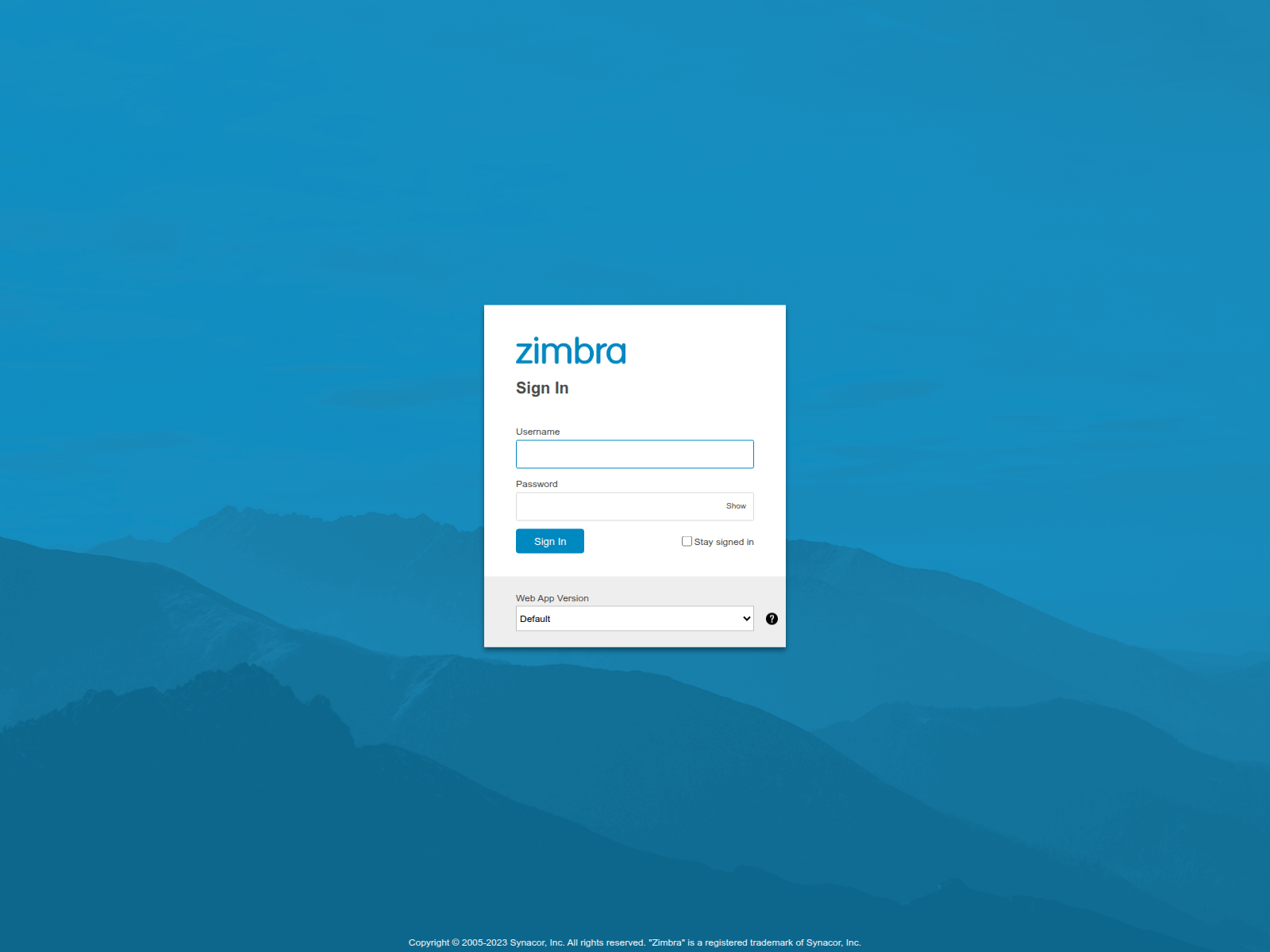Screenshot of z-mail-webauth.netlify.app