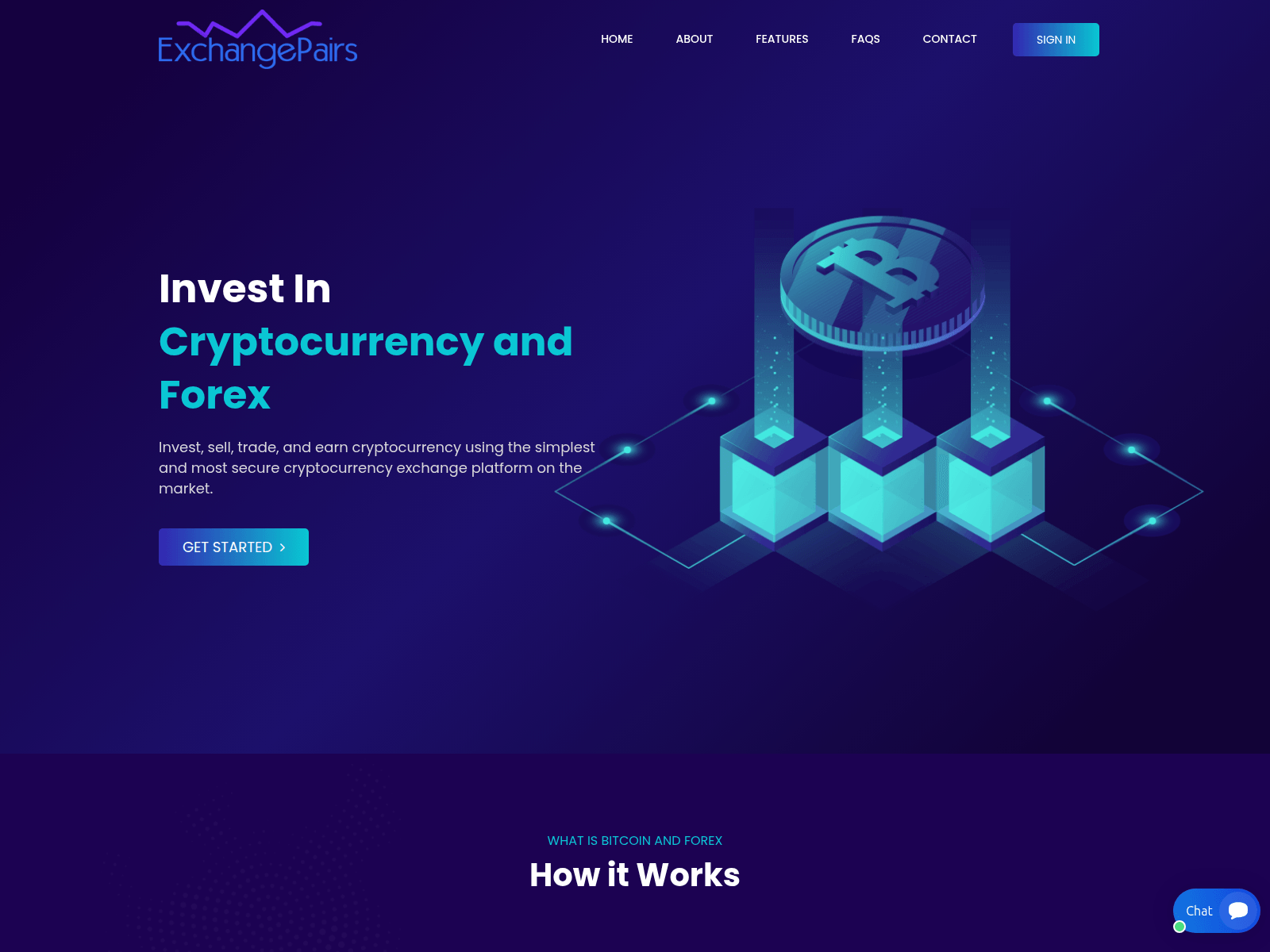 Screenshot of exchangepair.com