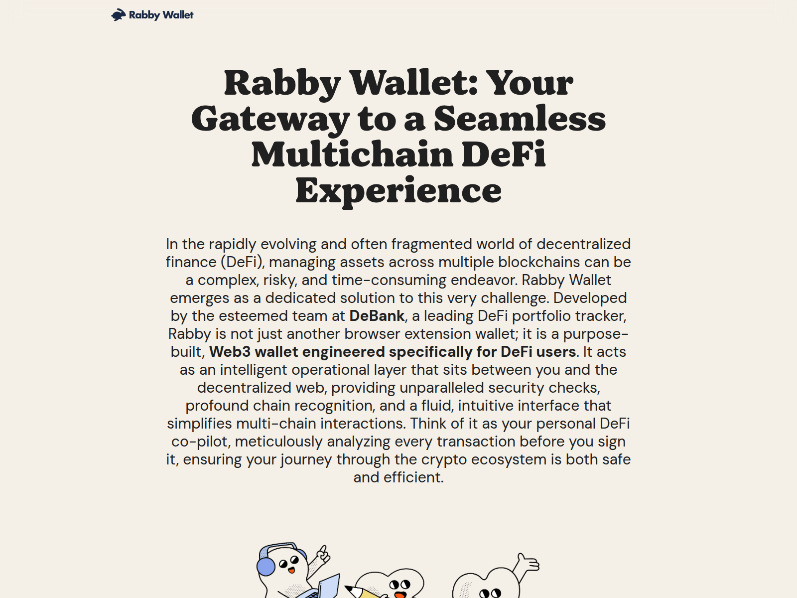 Screenshot of rabbywallet.org