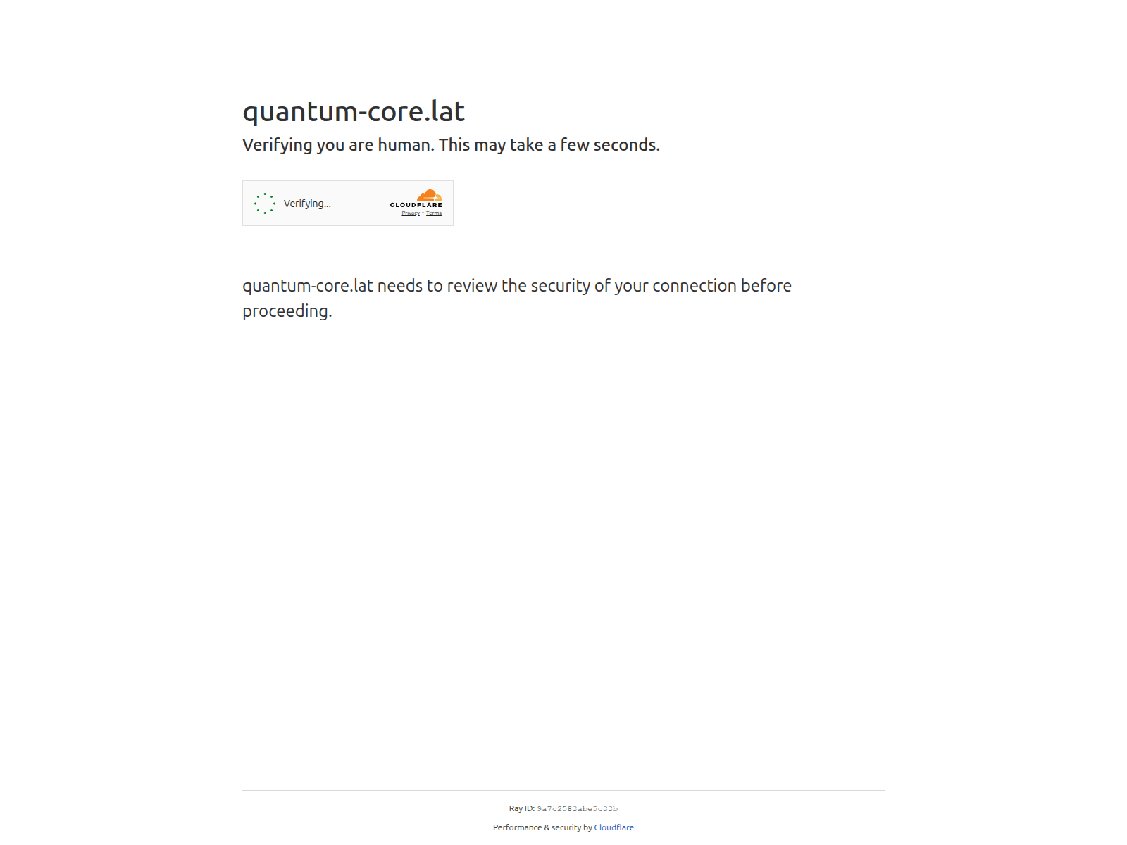 Screenshot of quantum-core.lat